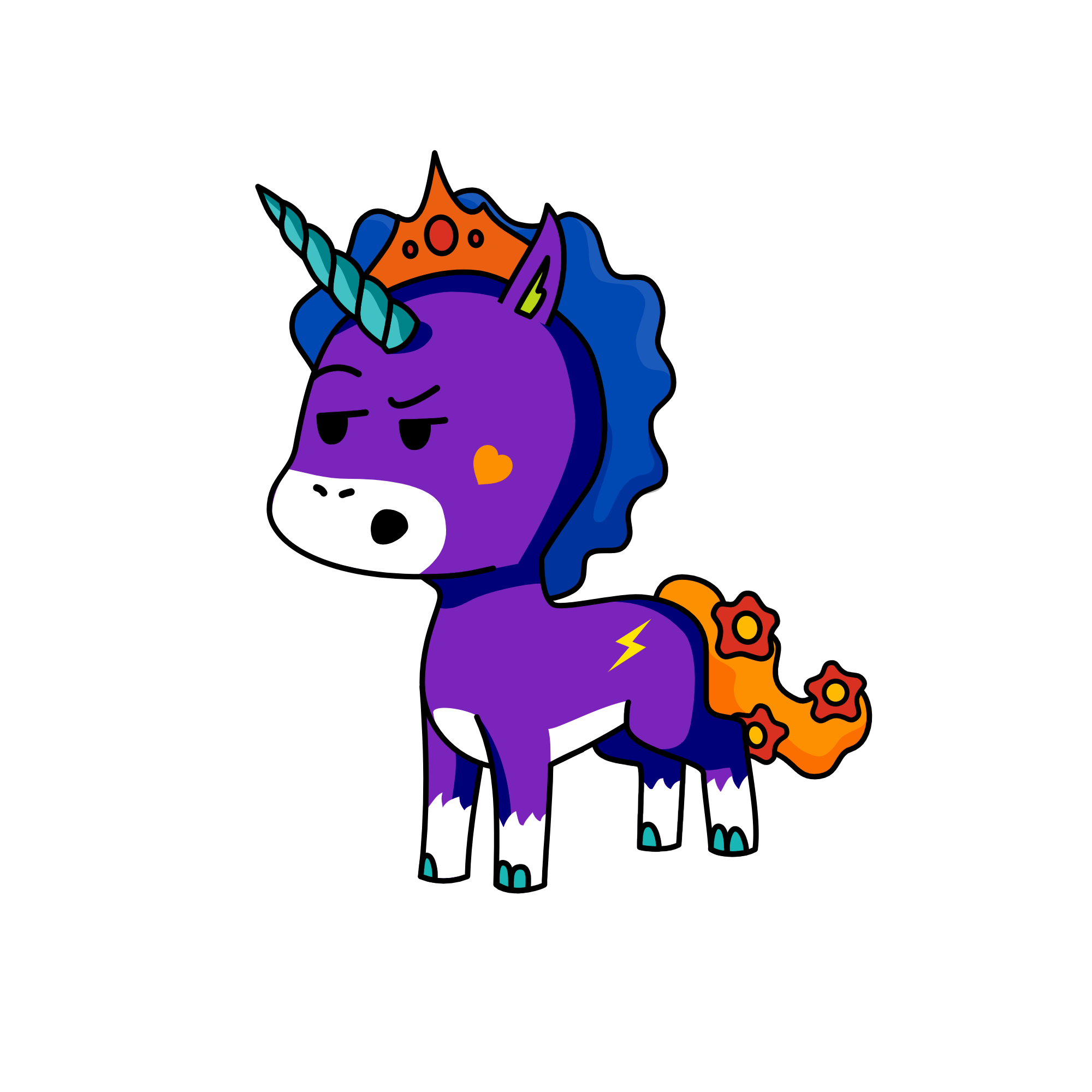 Tina, the unicorn