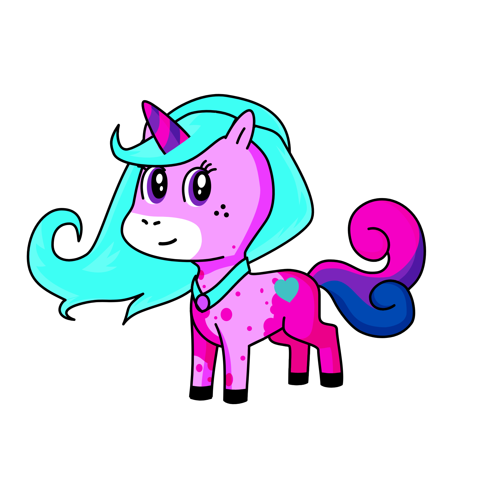 Starry, the unicorn