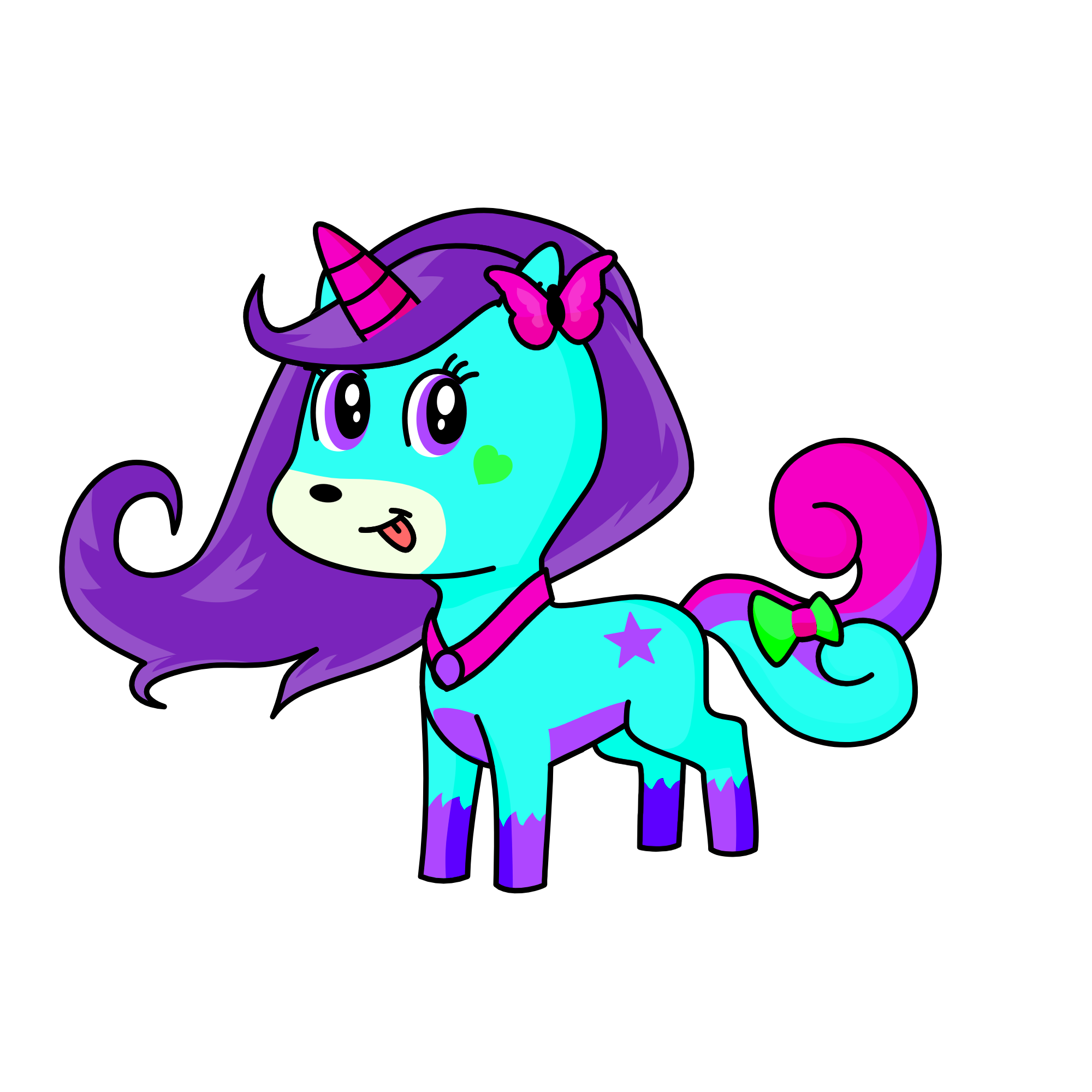 Luna, the unicorn