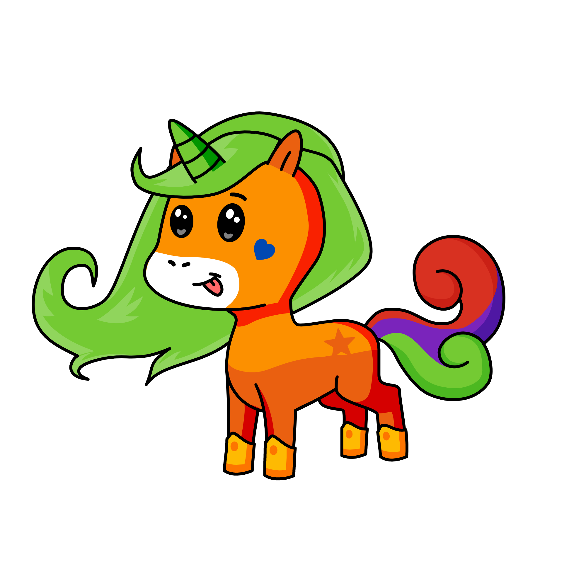 LaLA Star, the unicorn