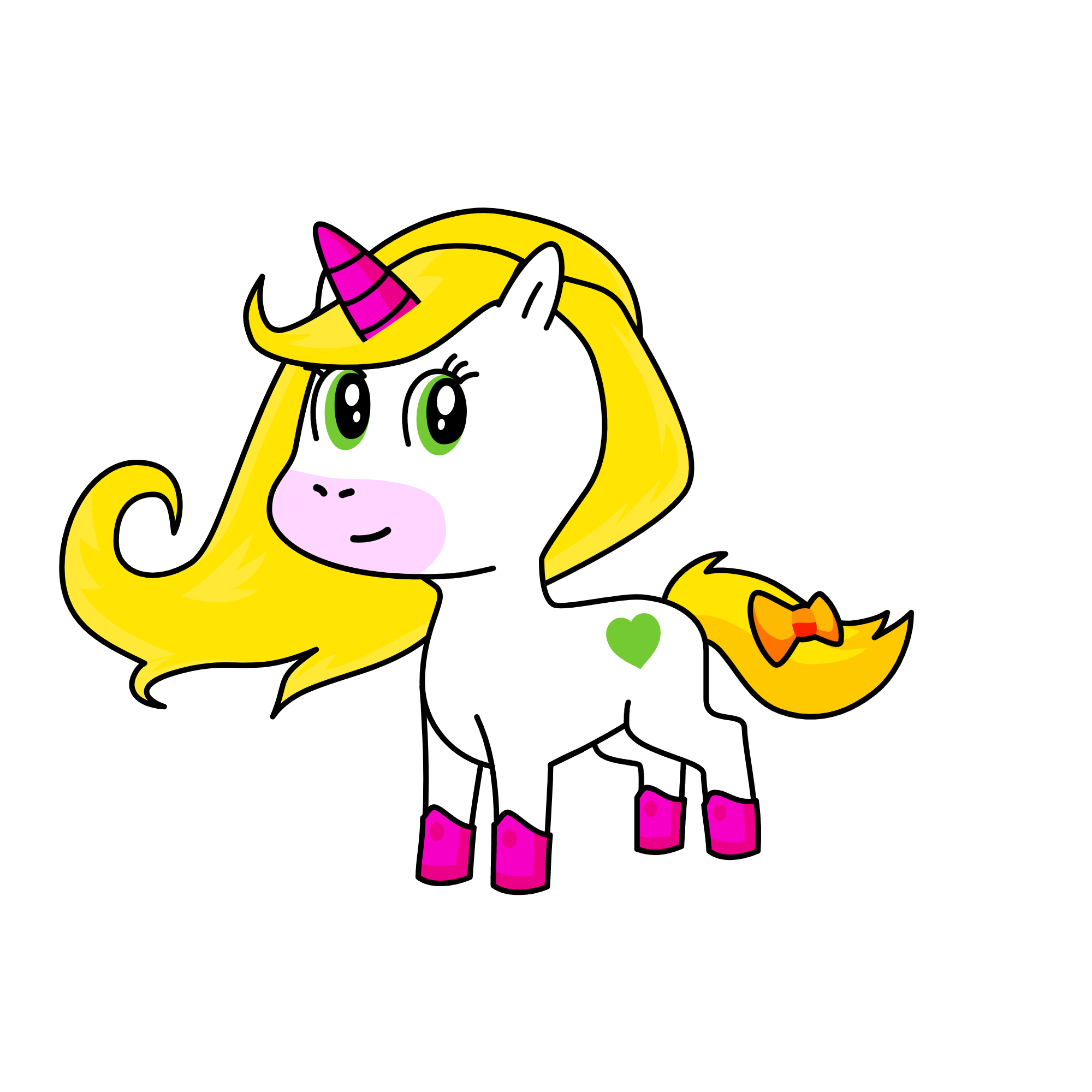 Butternut, the unicorn