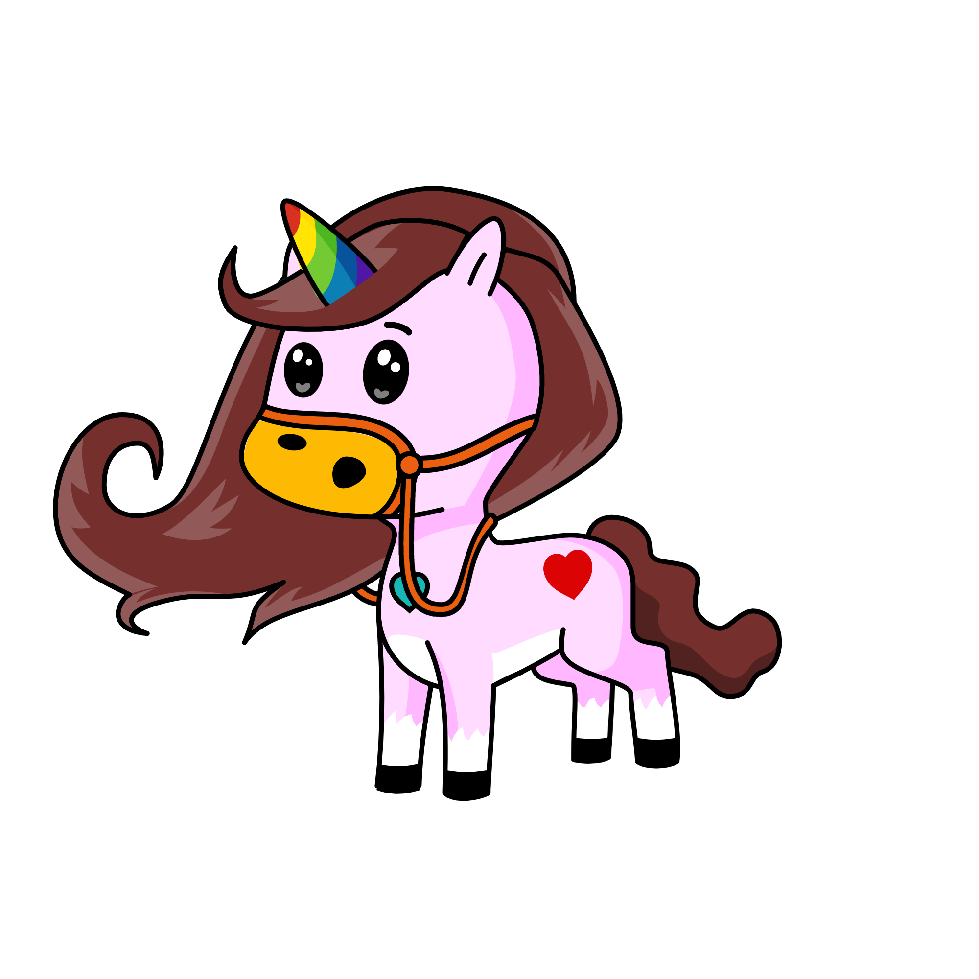 AUN NO TERMINADA, the unicorn