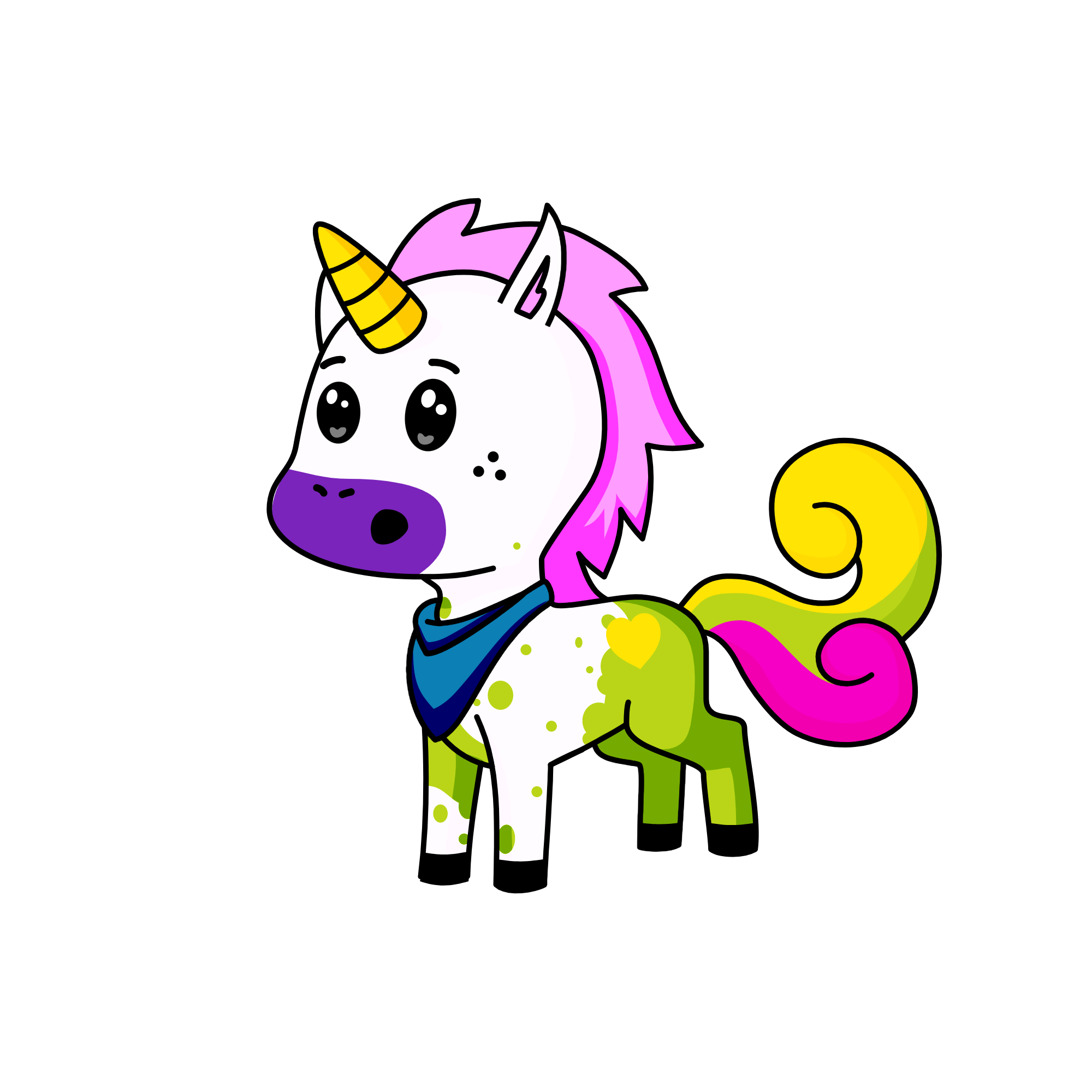 f, the unicorn