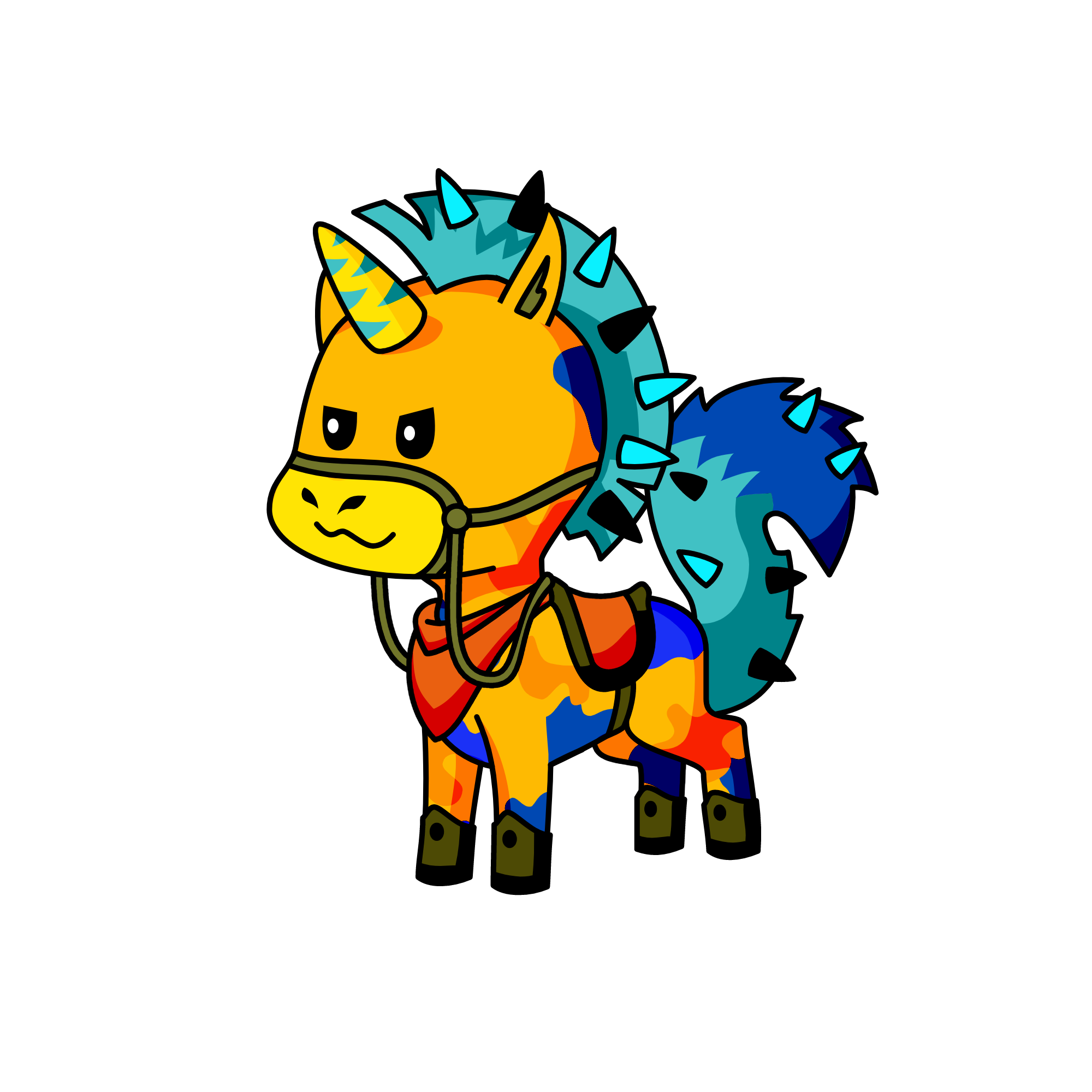 Spike >:3, the unicorn