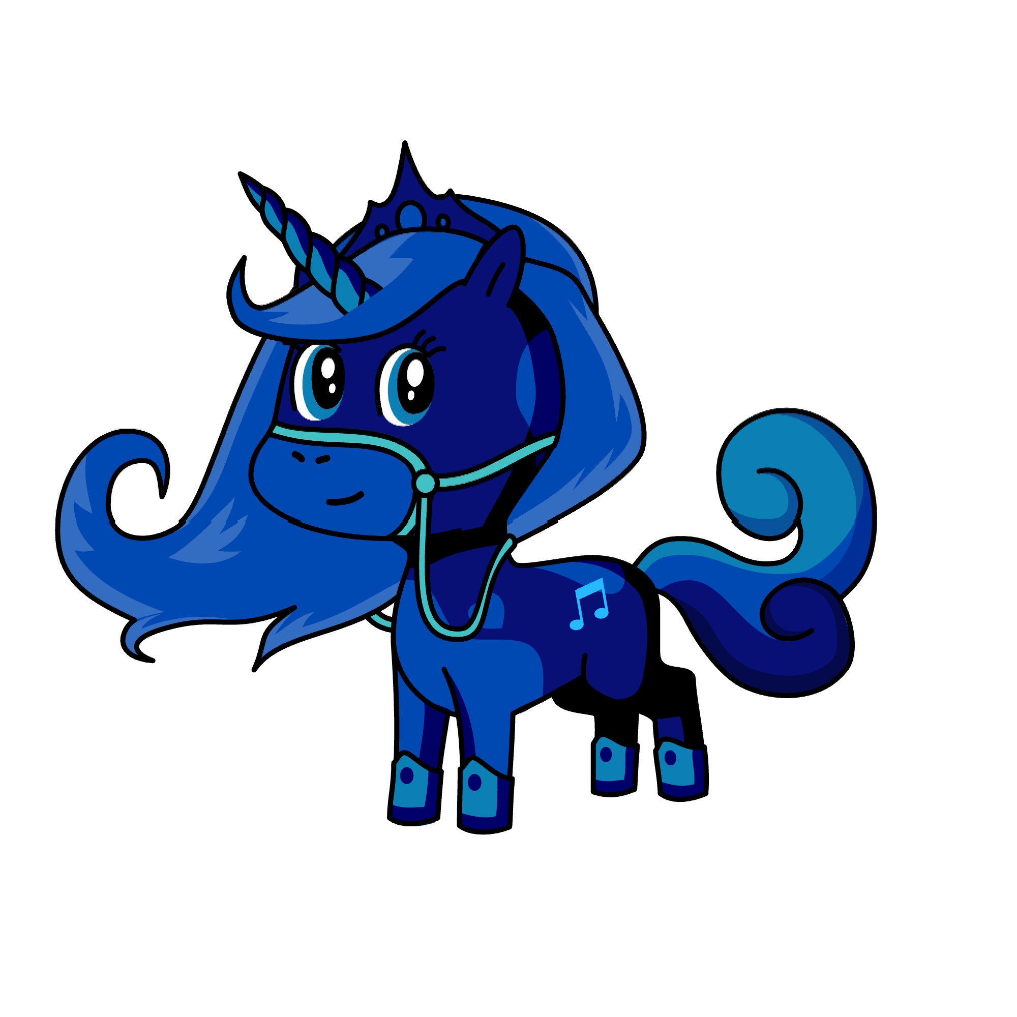 Moonlight, the unicorn