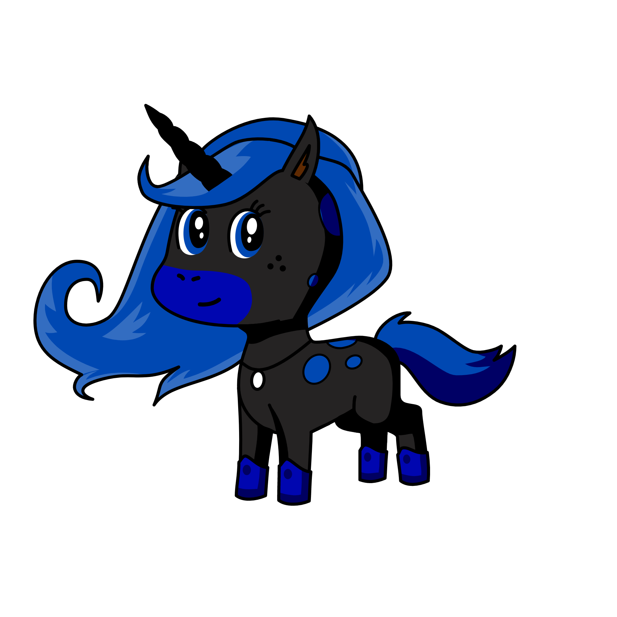 Midnight, the unicorn