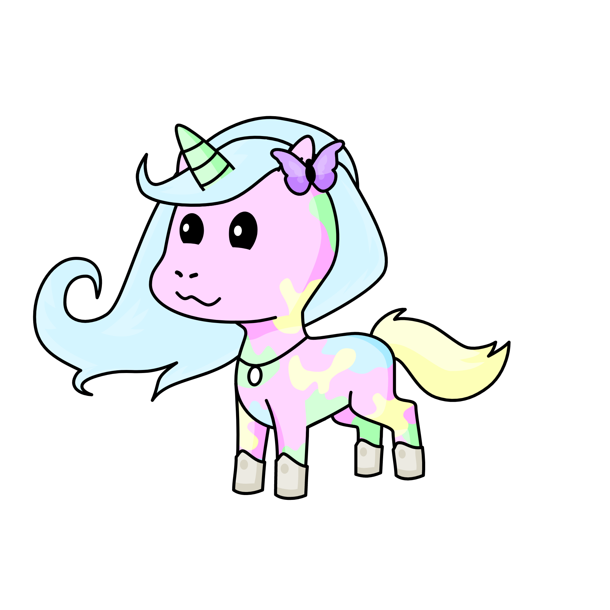 Spring, the unicorn
