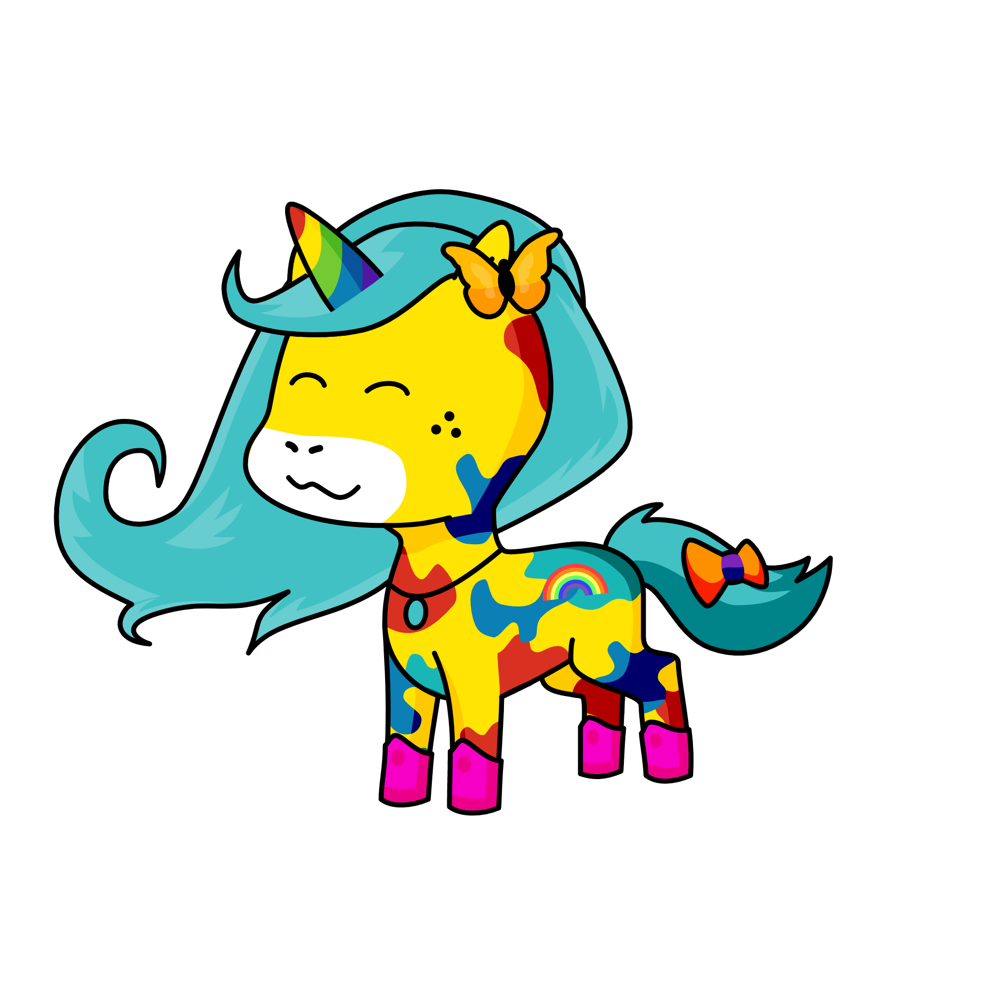 cupcake, the unicorn