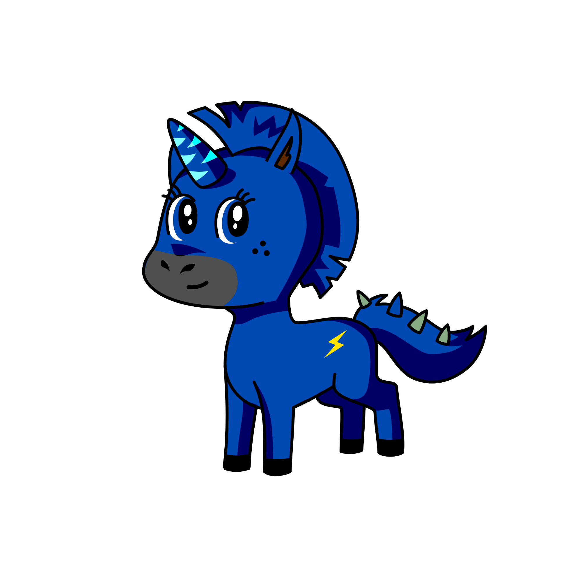 Night Shadow, the unicorn