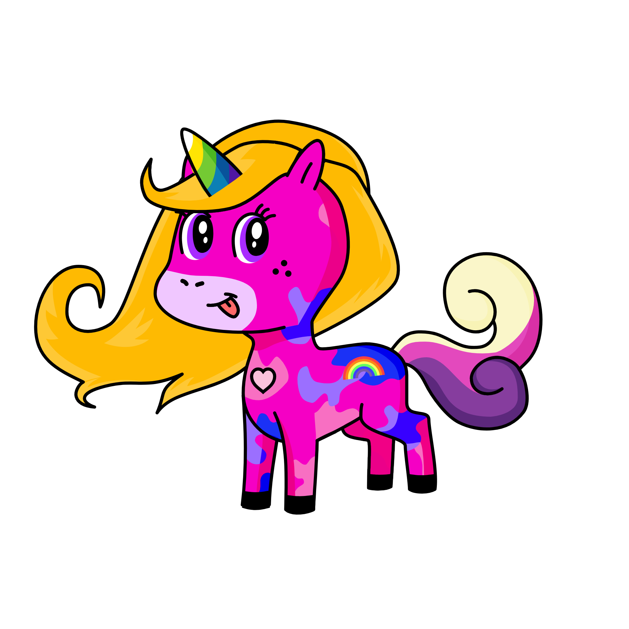Beautiful, the unicorn
