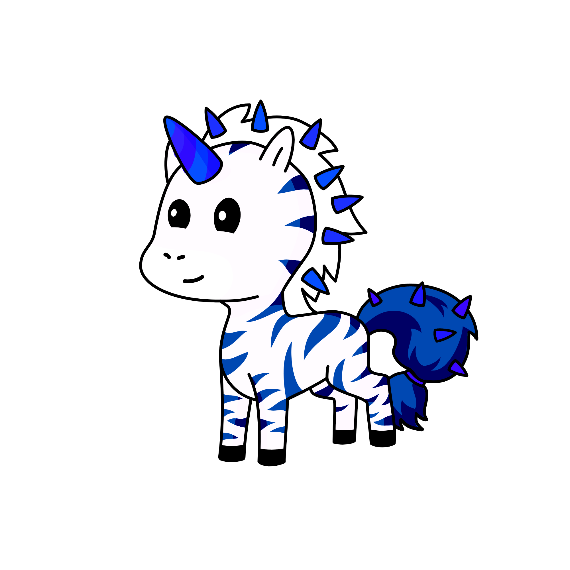 blue ice unicorn, the unicorn