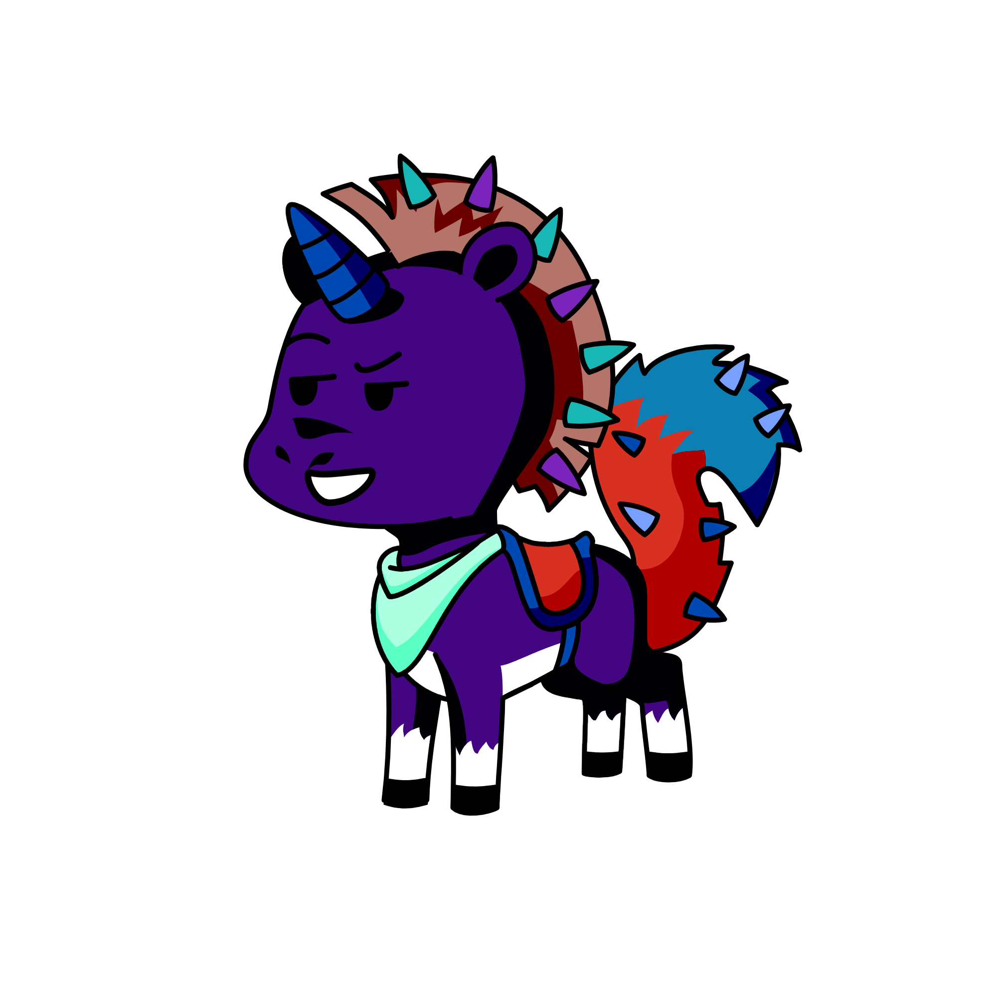 super cool dude, the unicorn