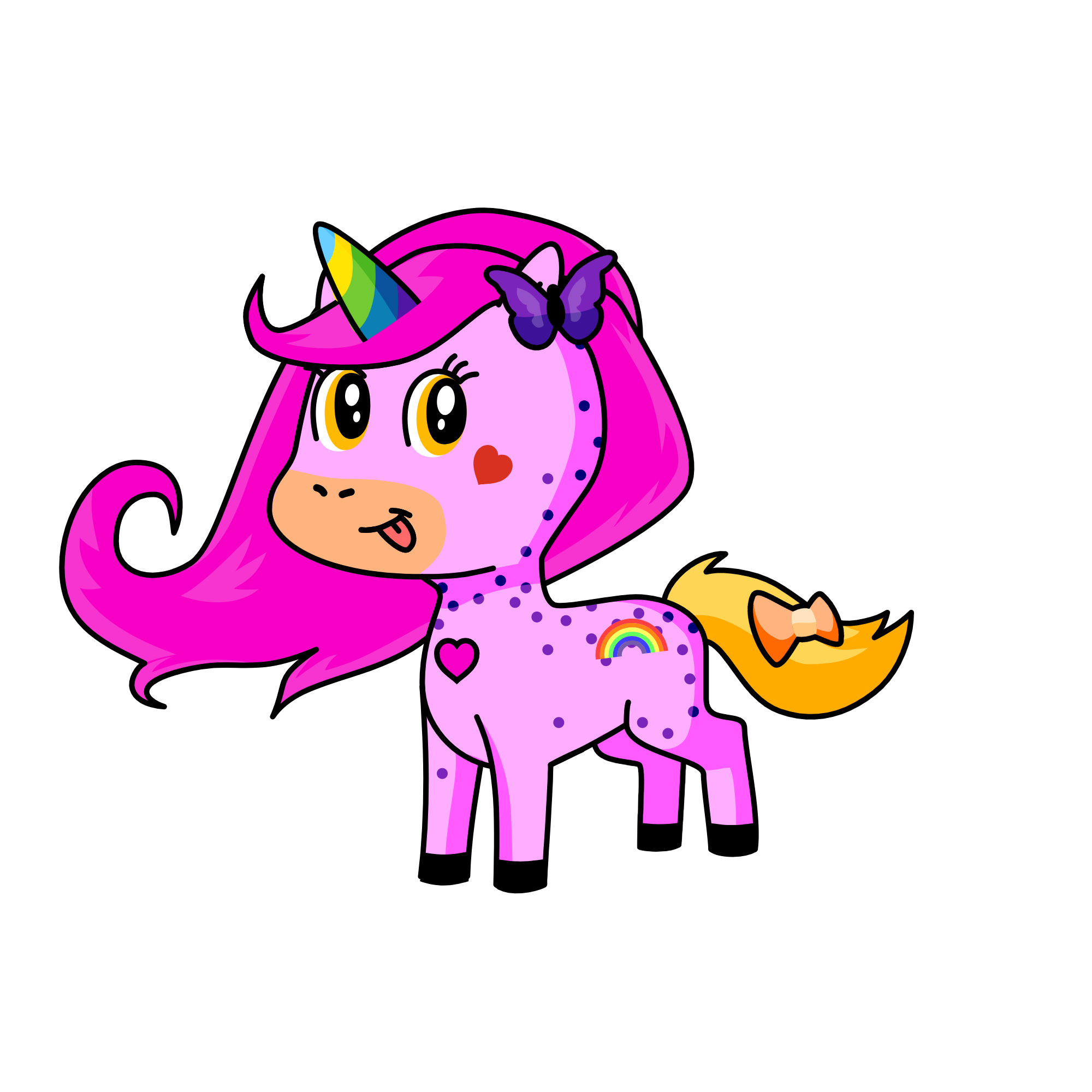 rainbow, the unicorn