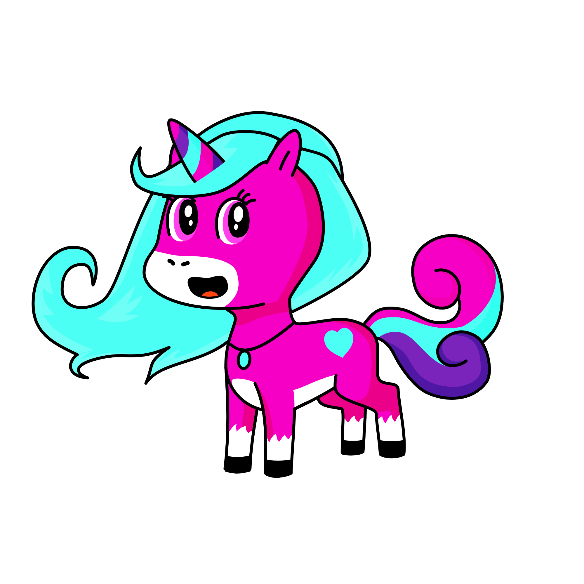 Snowy, the unicorn