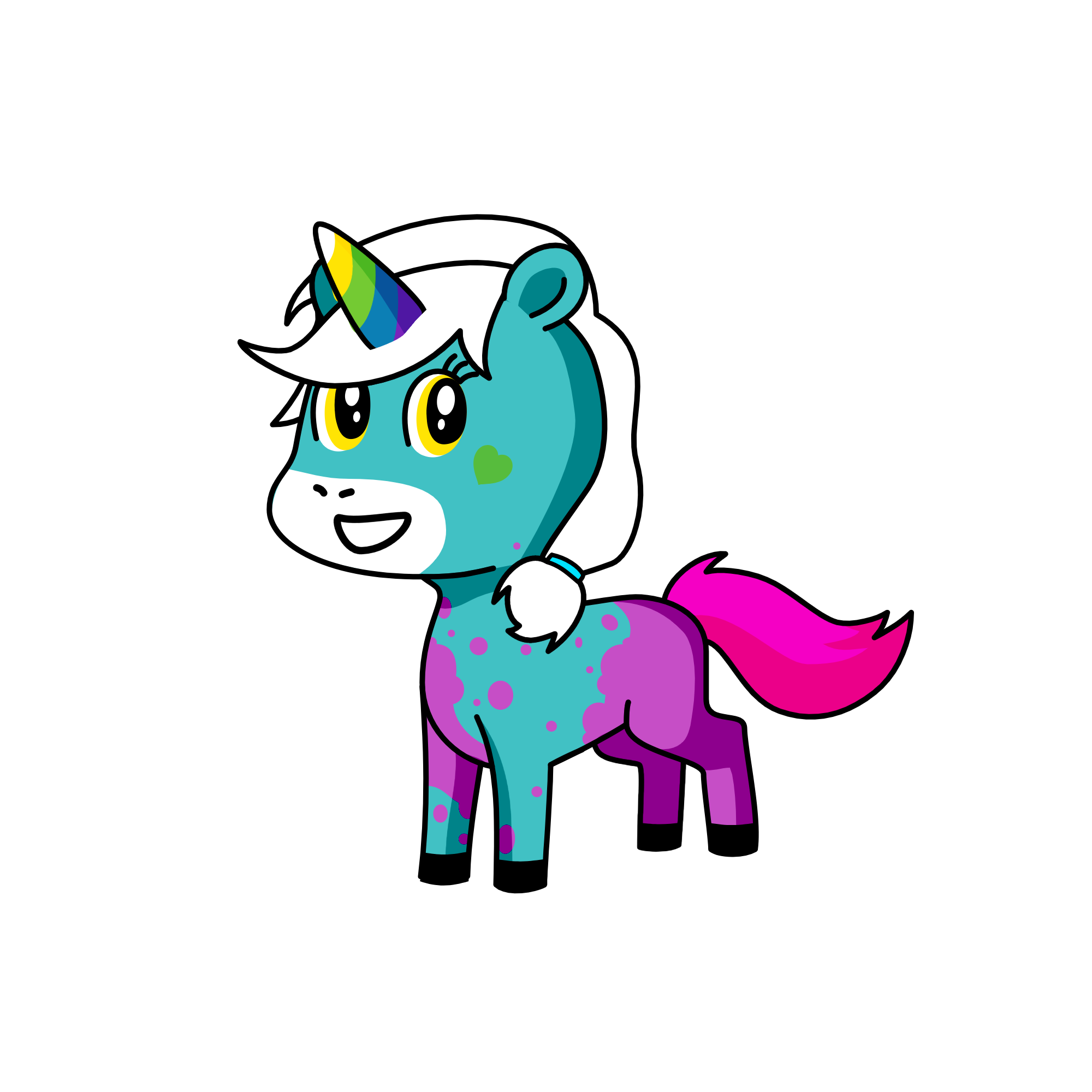 Odd child, the unicorn