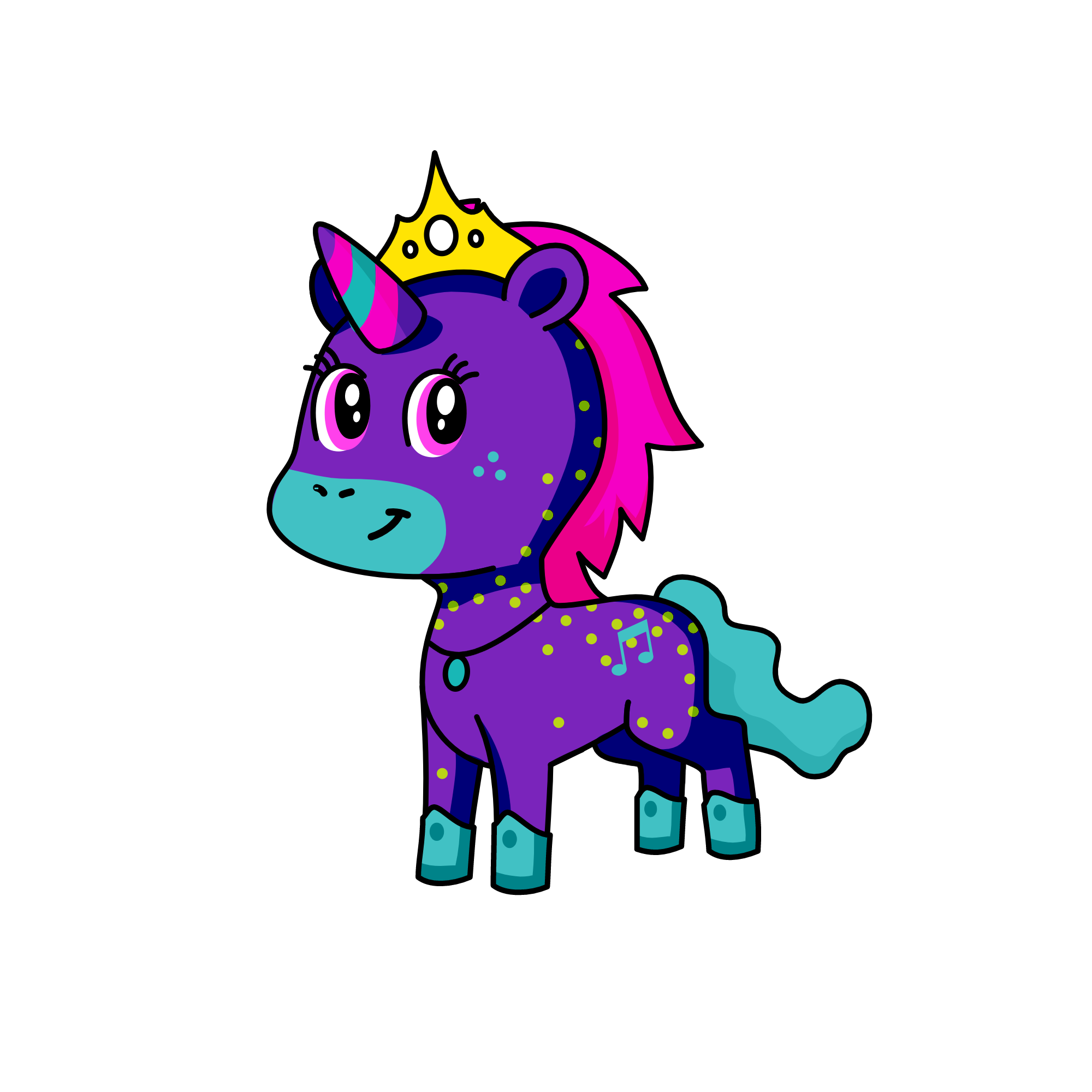 deb, the unicorn