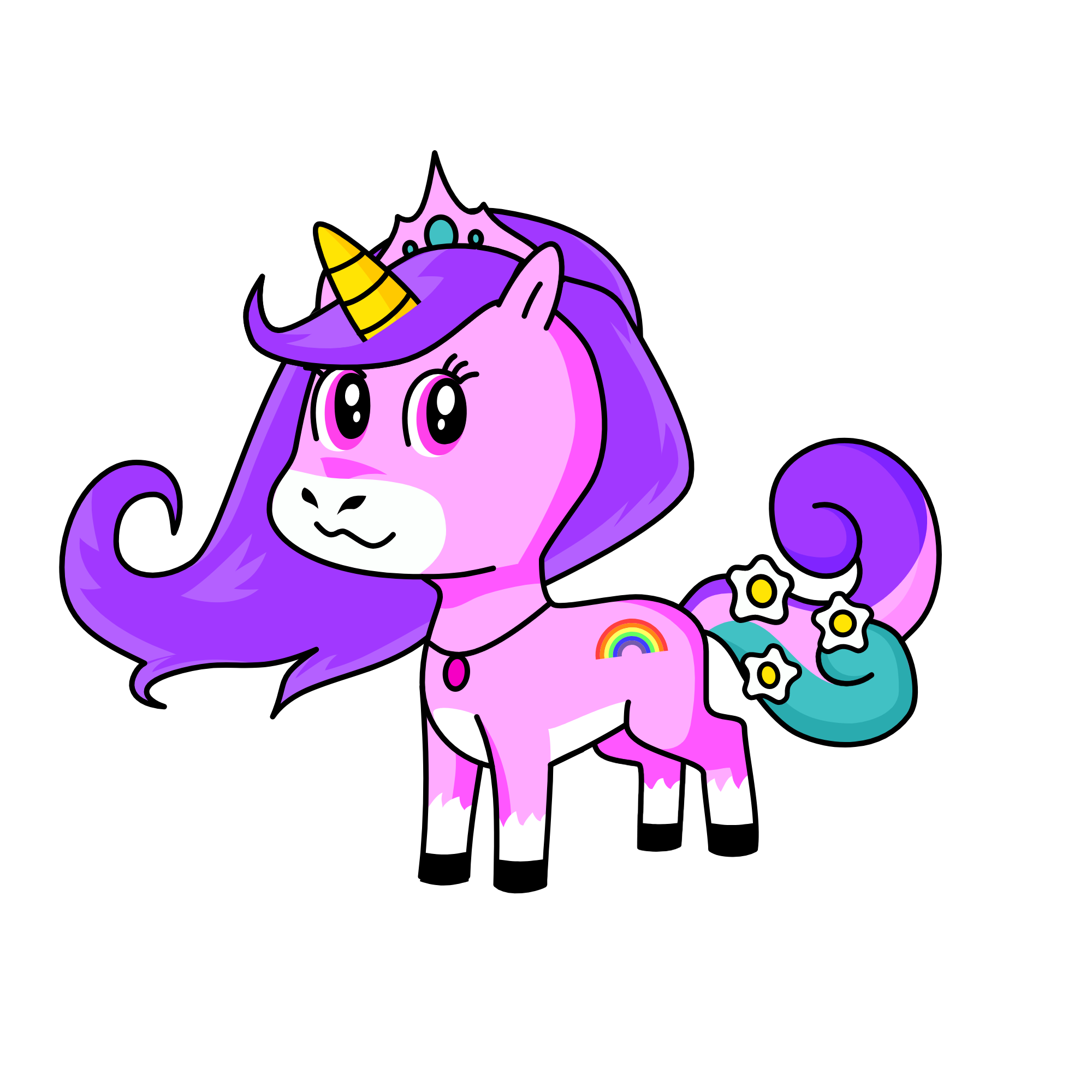Princess Tina, the unicorn