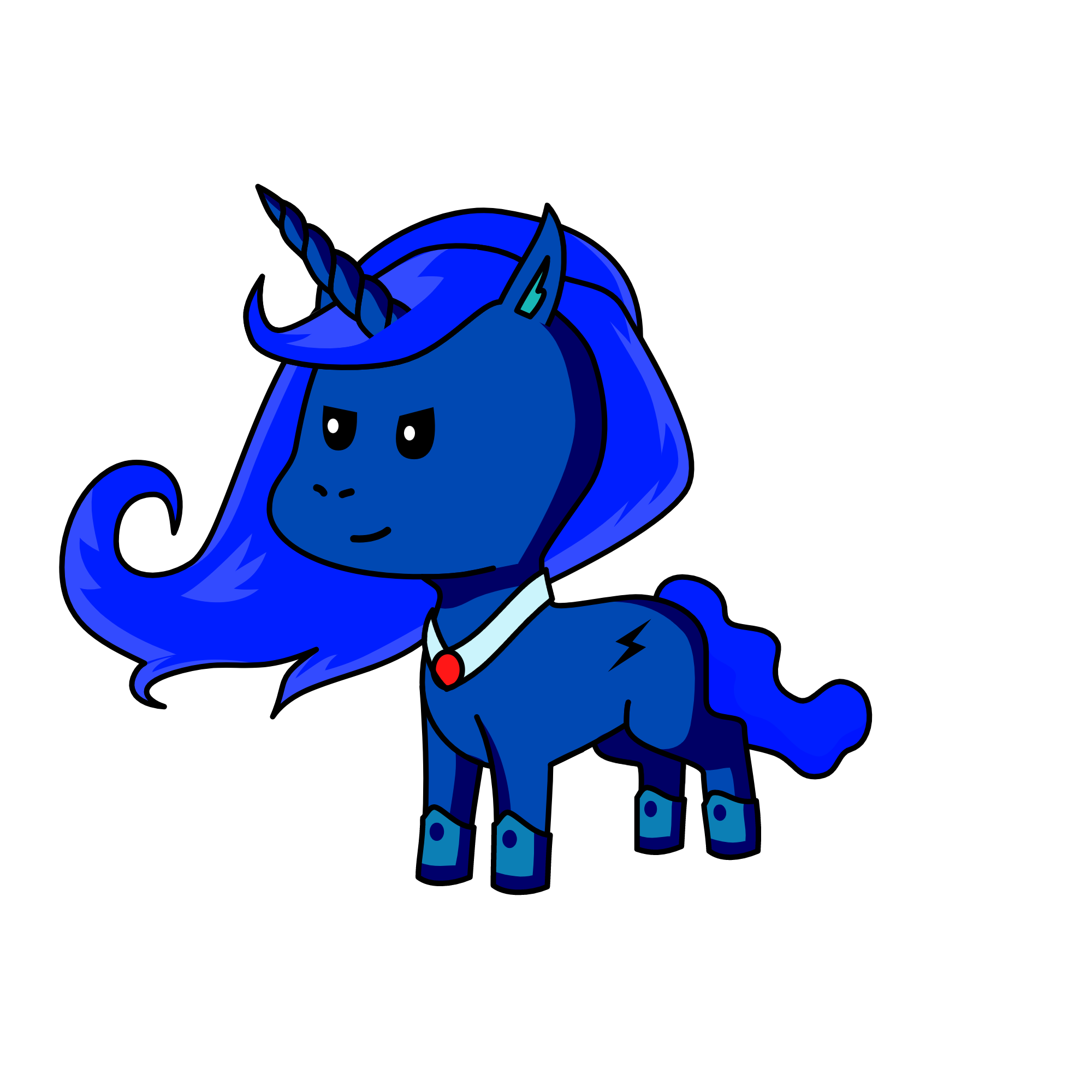 Luna, the unicorn