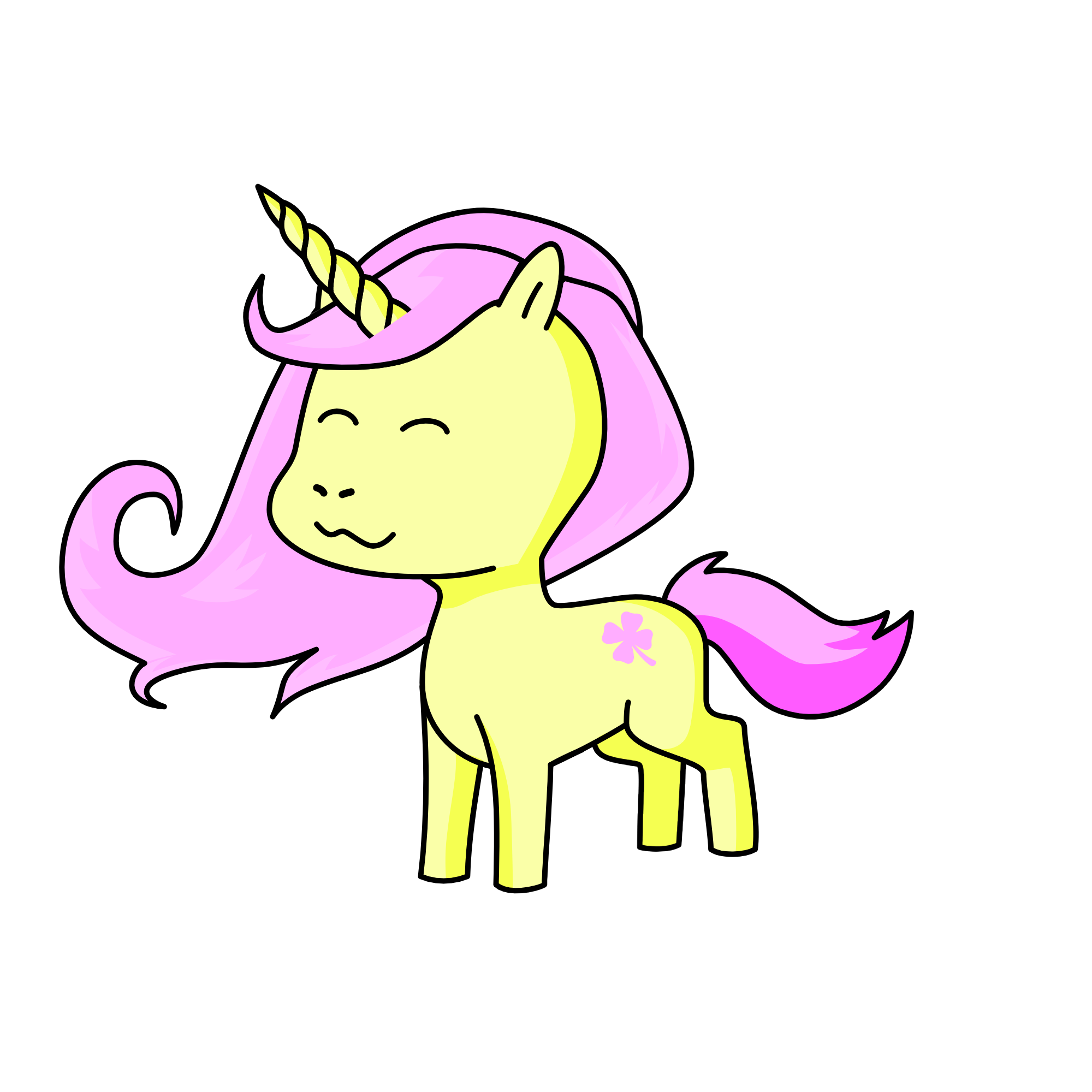 Fluttershy, the unicorn