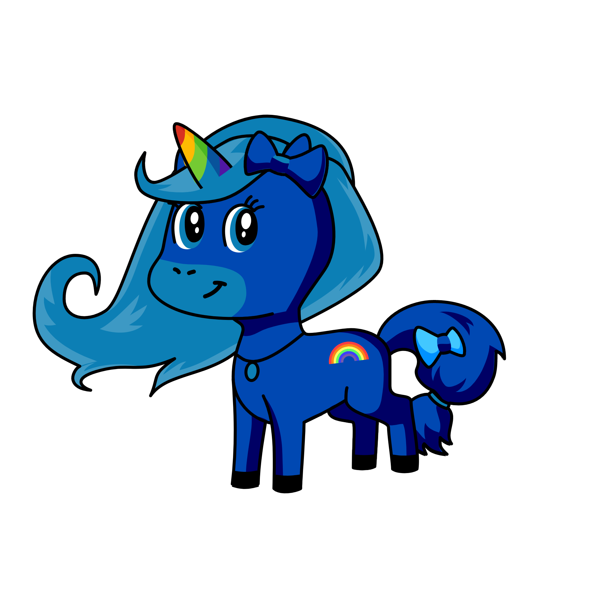 rainbow, the unicorn
