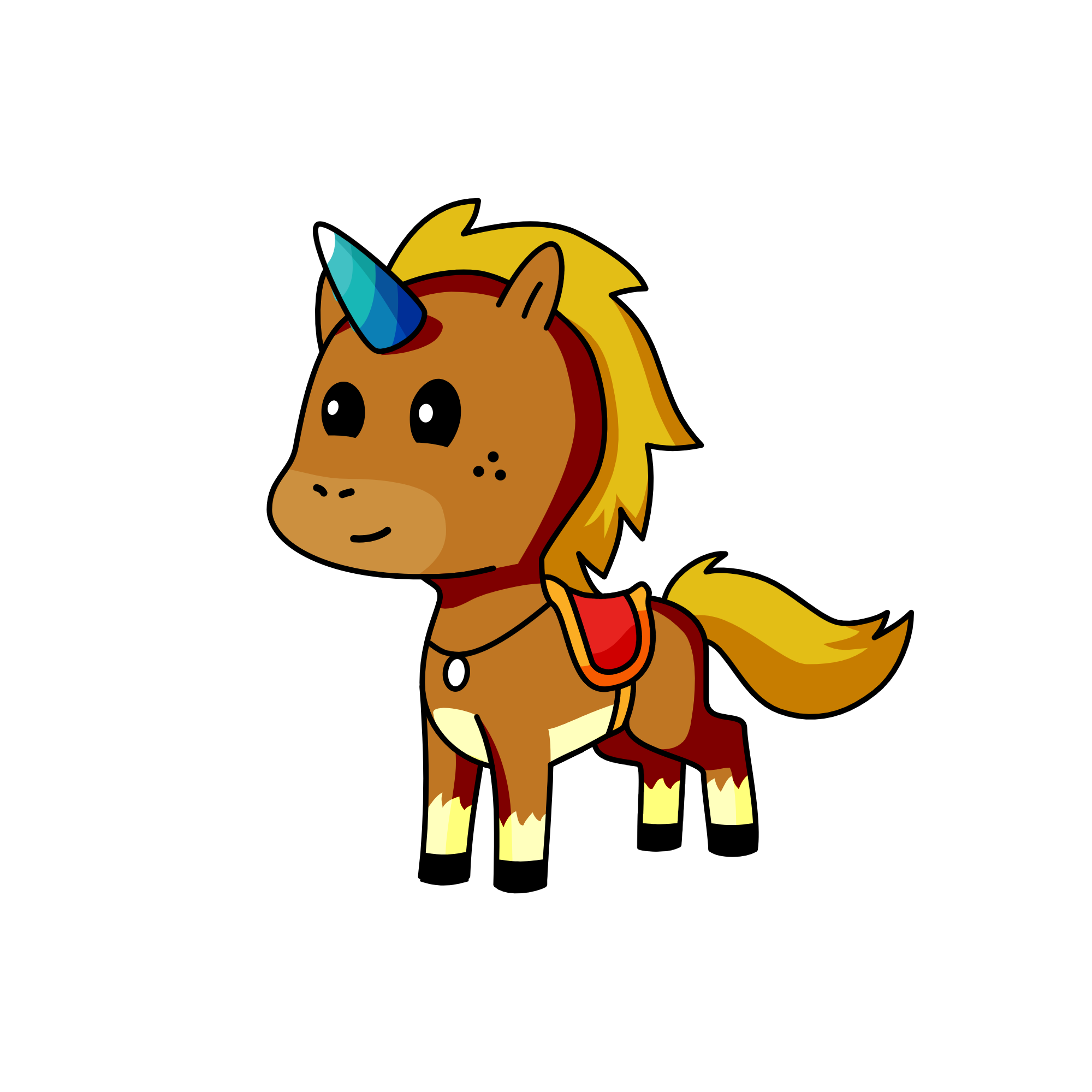 Brownie, the unicorn