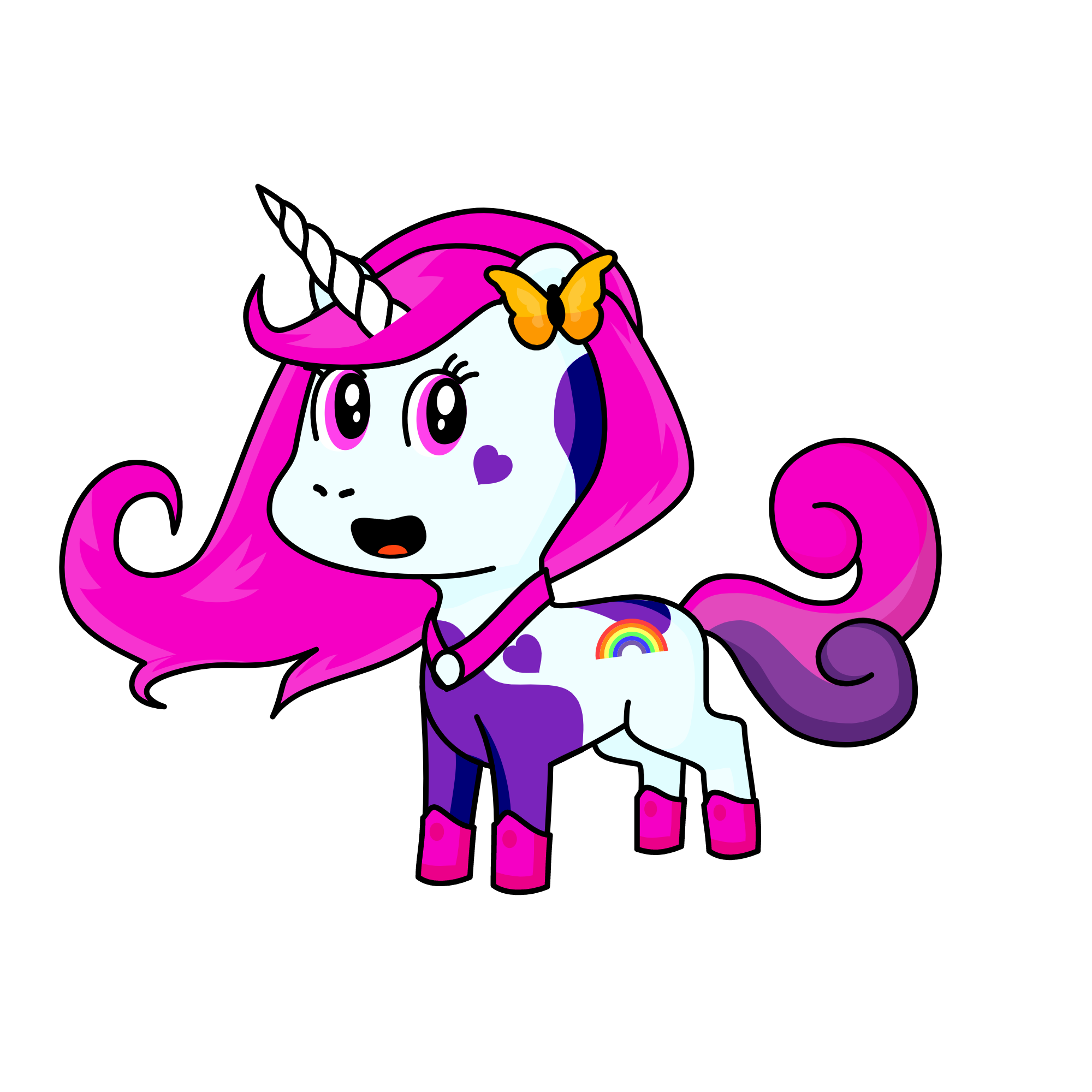 Butterfly, the unicorn