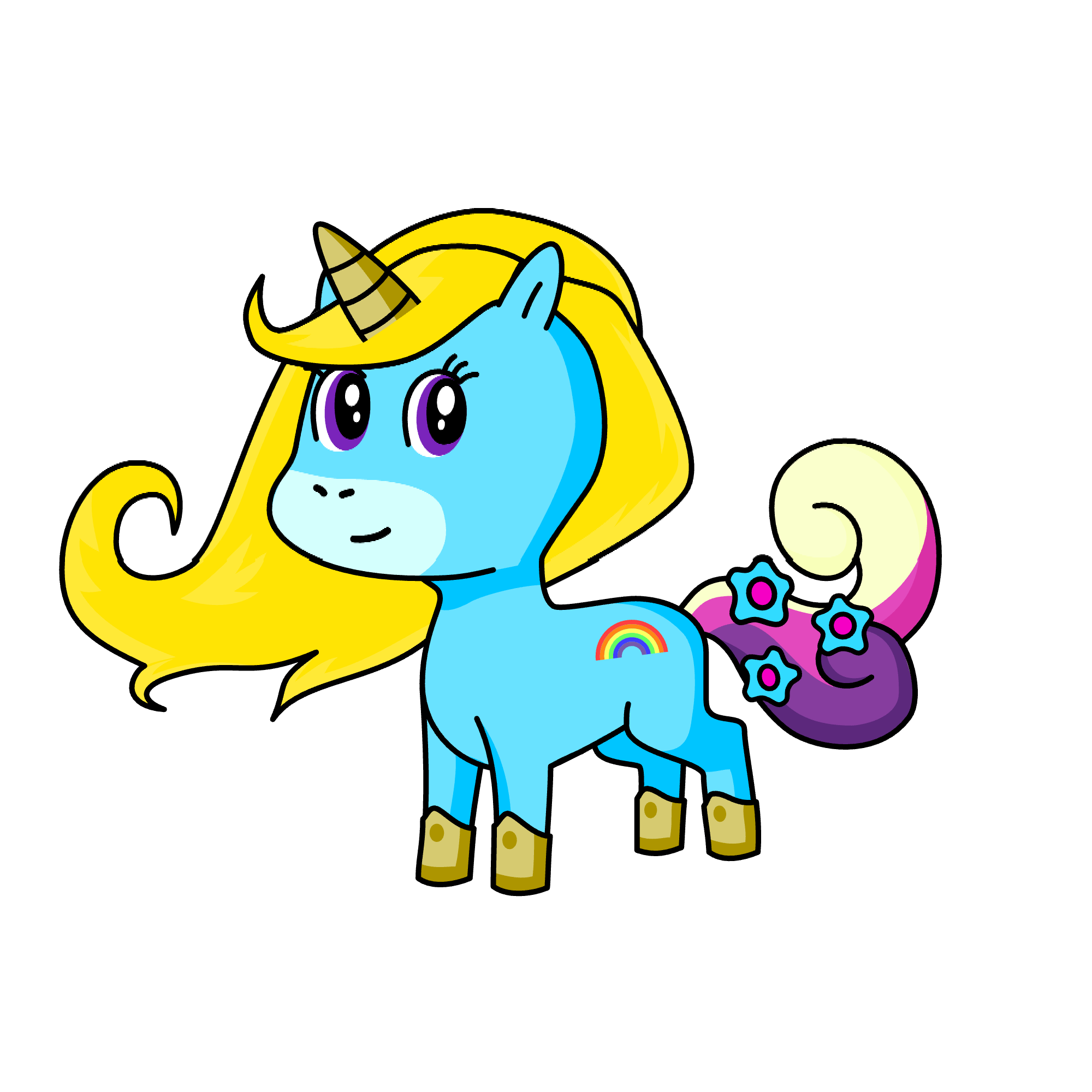 Pasty, the unicorn