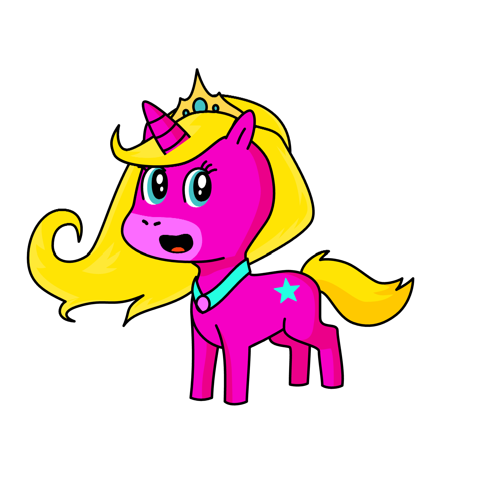 Tina, the unicorn