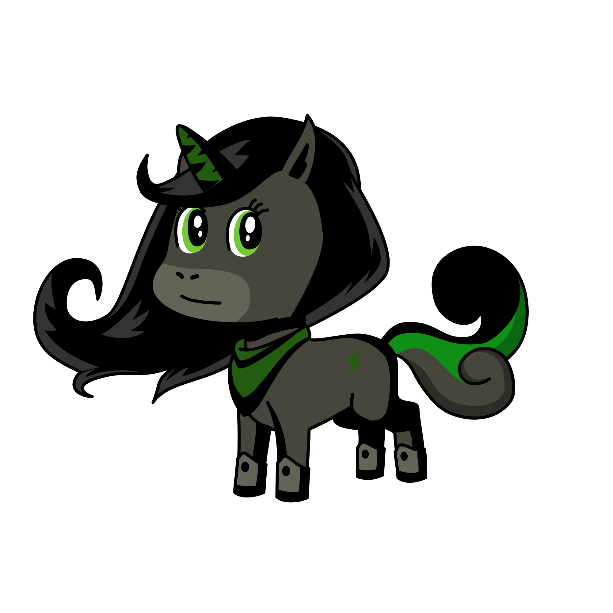 My Harry Potter OC As A Horse, the unicorn