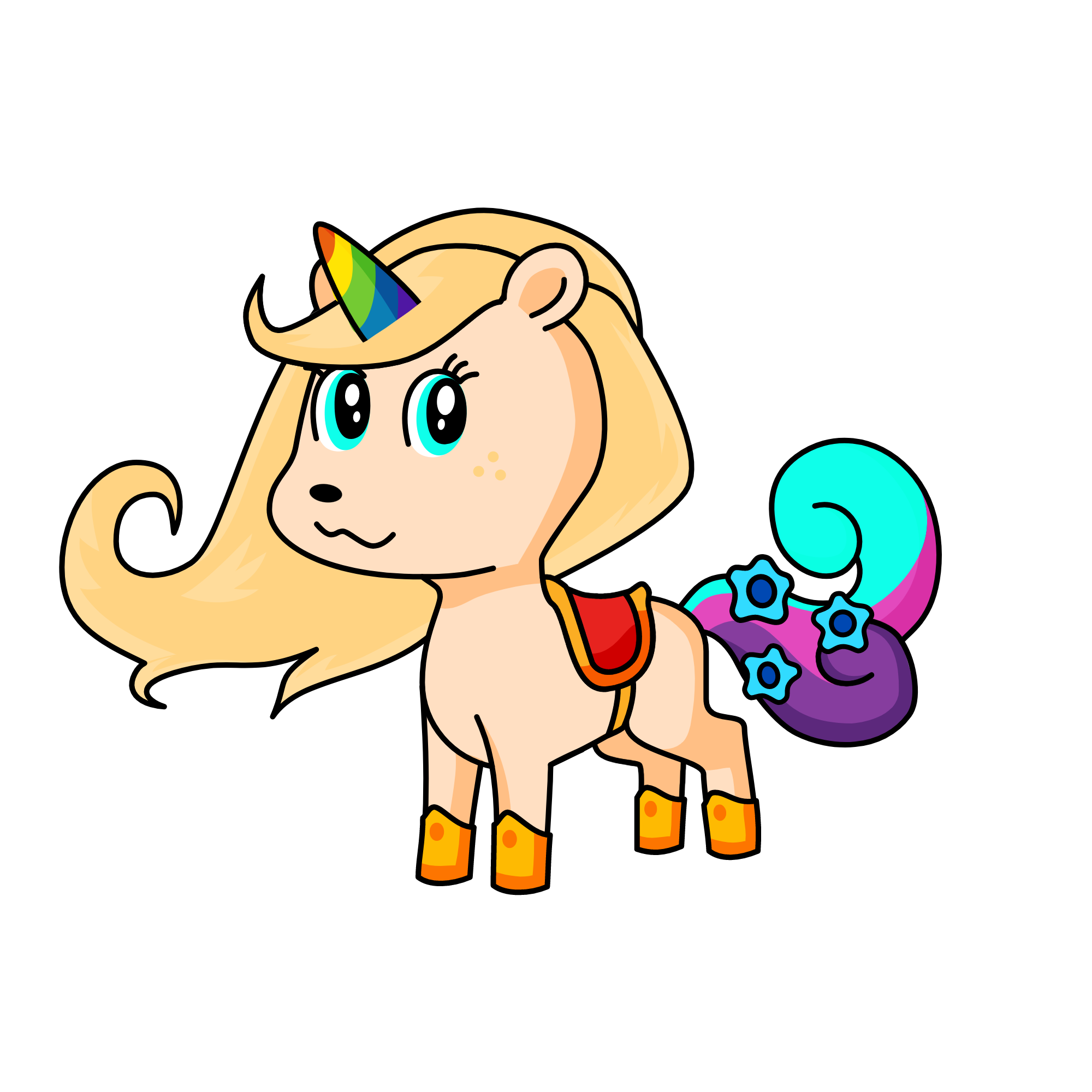 rainbow, the unicorn