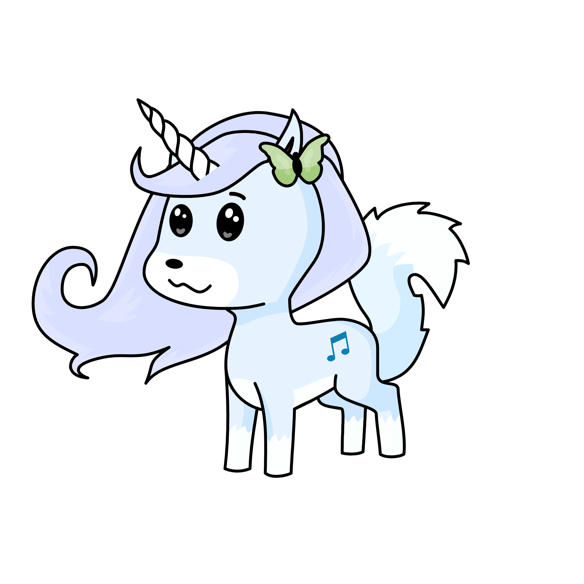 Woflie, the unicorn