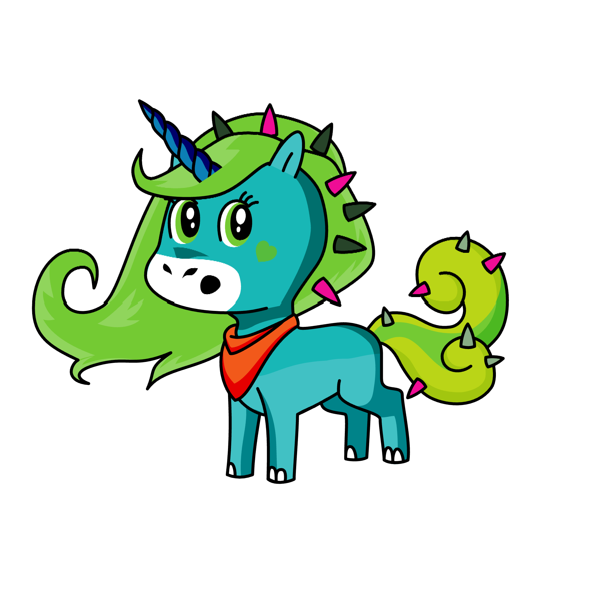 Avigail Gaming Logo, the unicorn