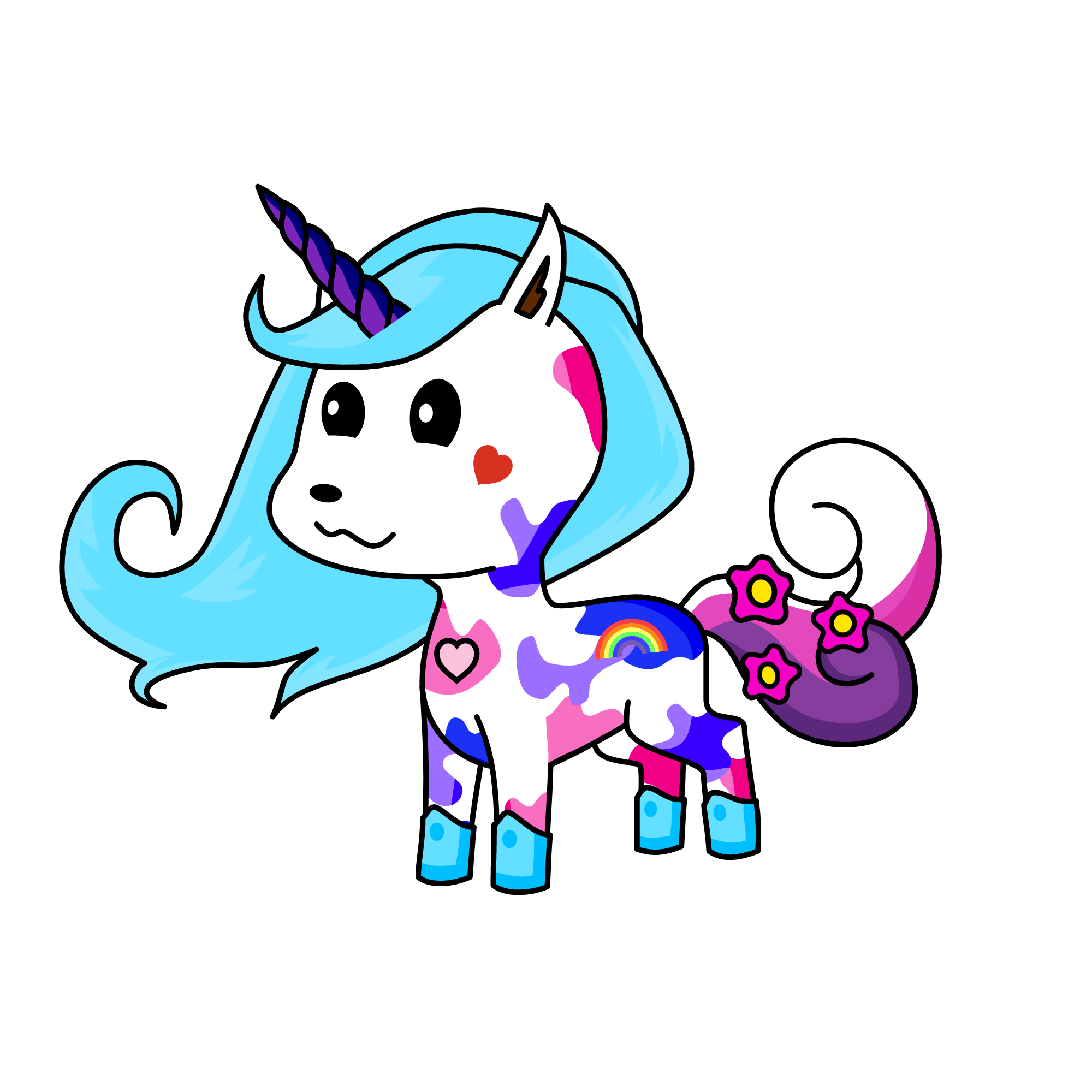 bubbley amelia, the unicorn