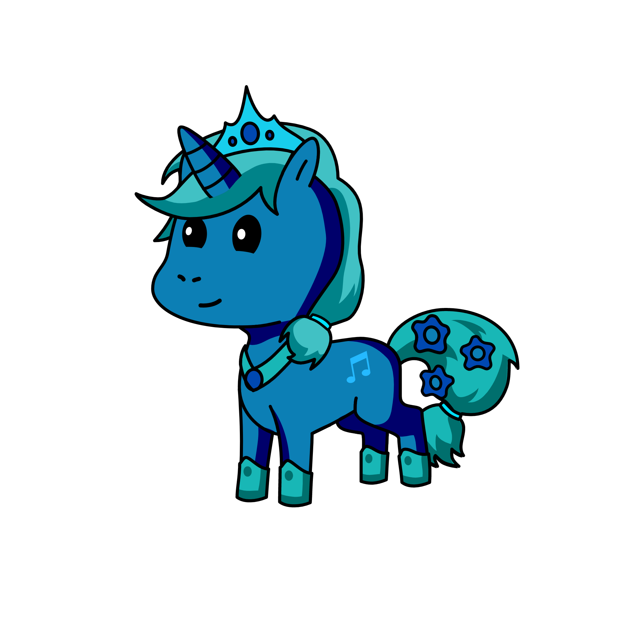 Snowy, the unicorn