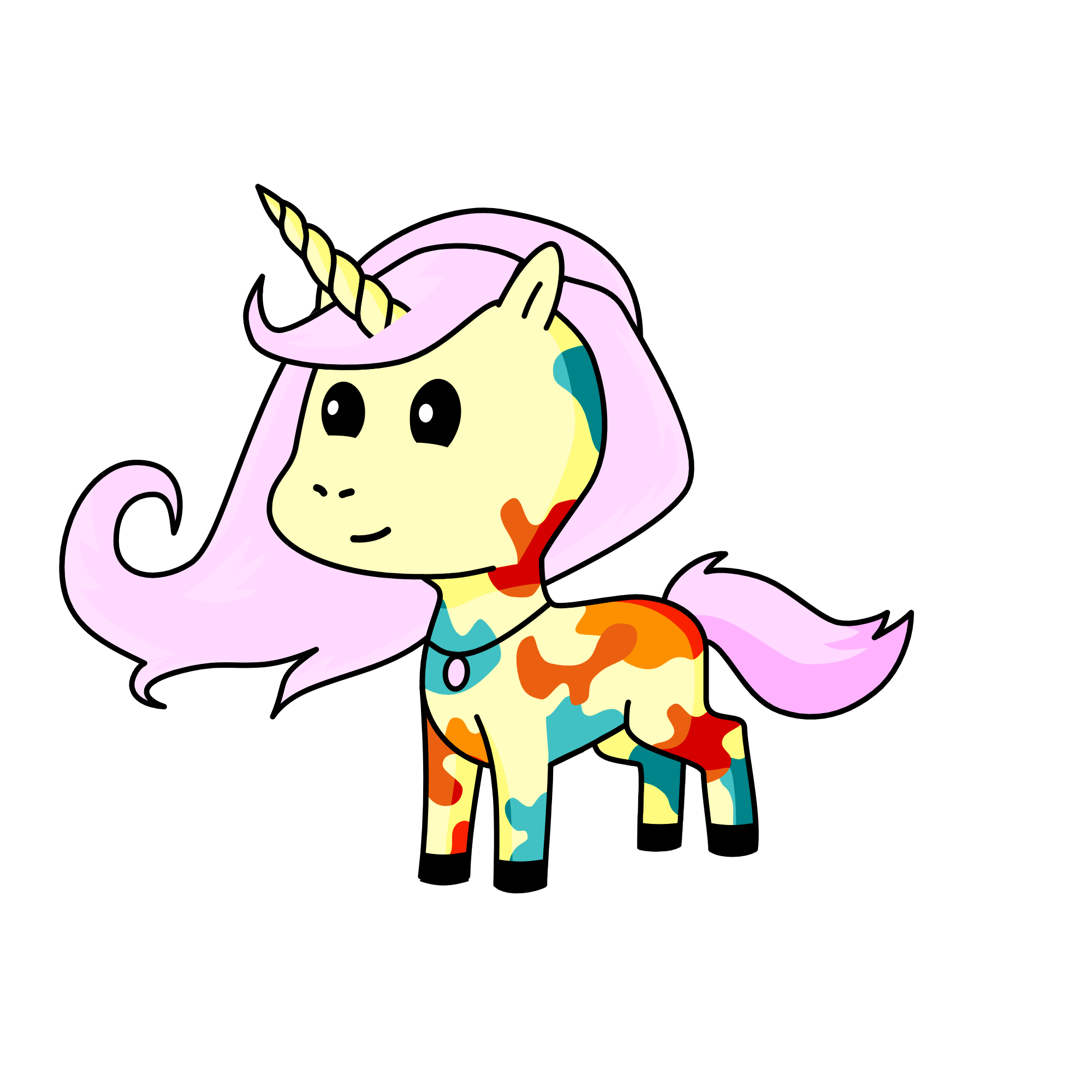 Fluttershy , the unicorn