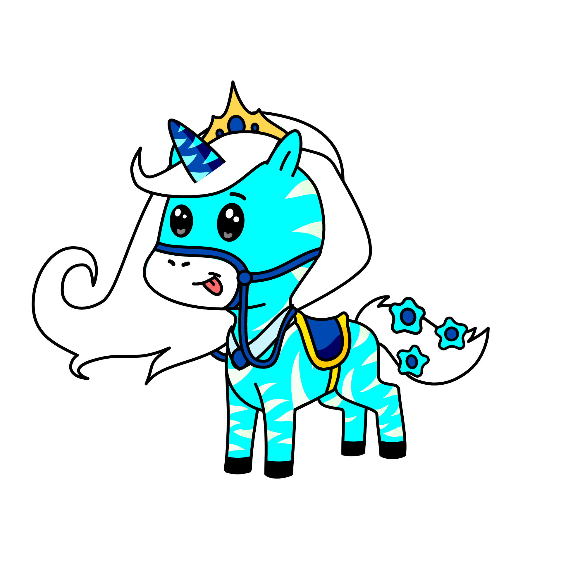 Snowy, the unicorn