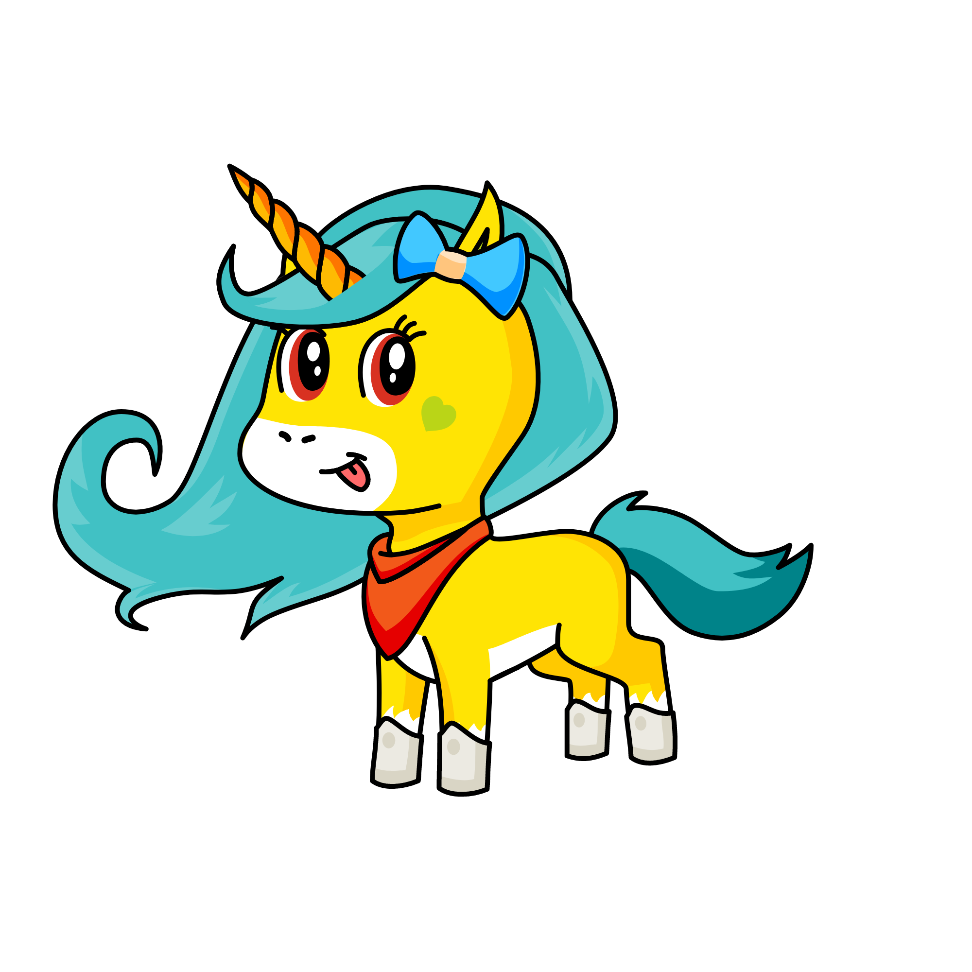 Tina, the unicorn