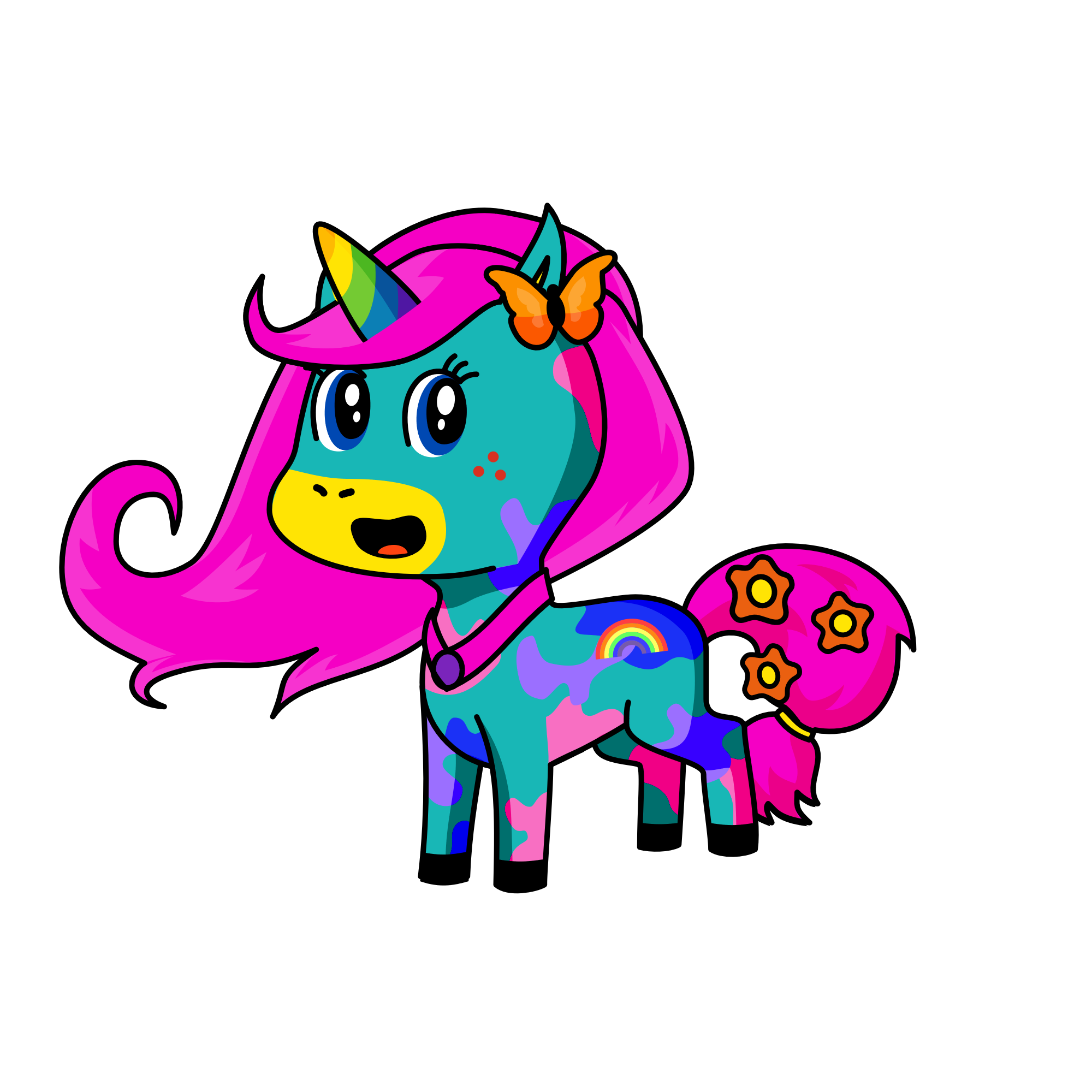 Sunshine, the unicorn