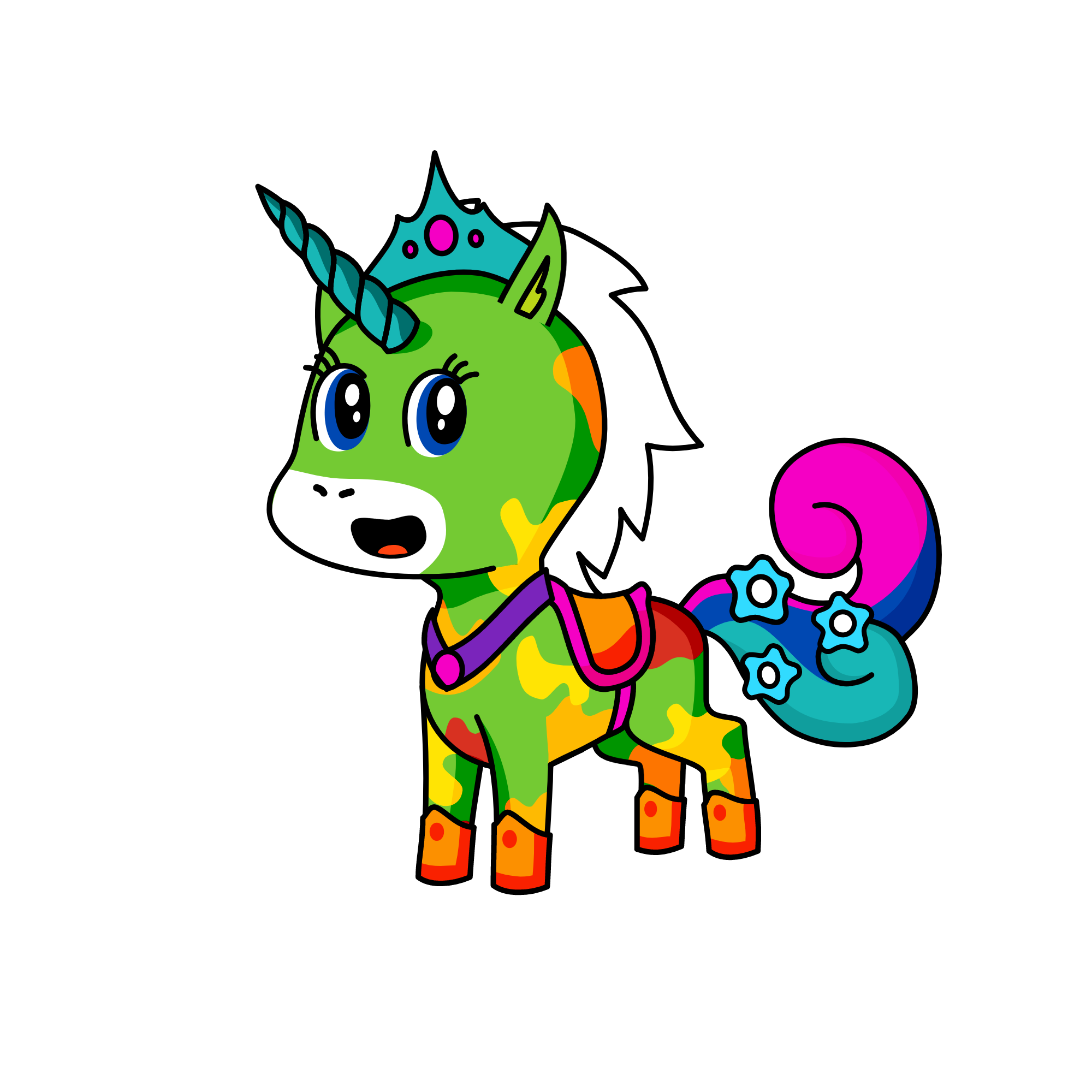 defyegkqywqy, the unicorn