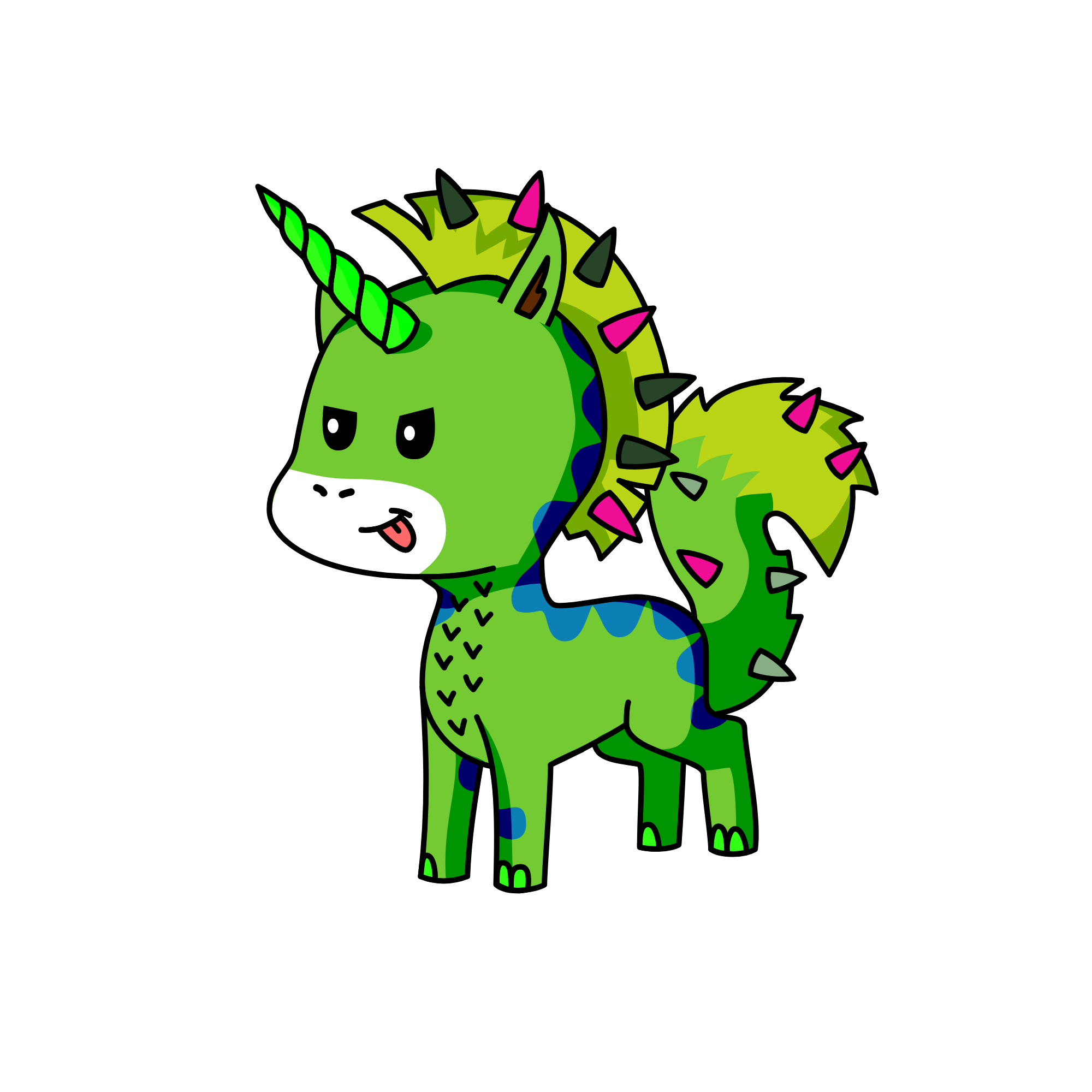 dino i guess, the unicorn