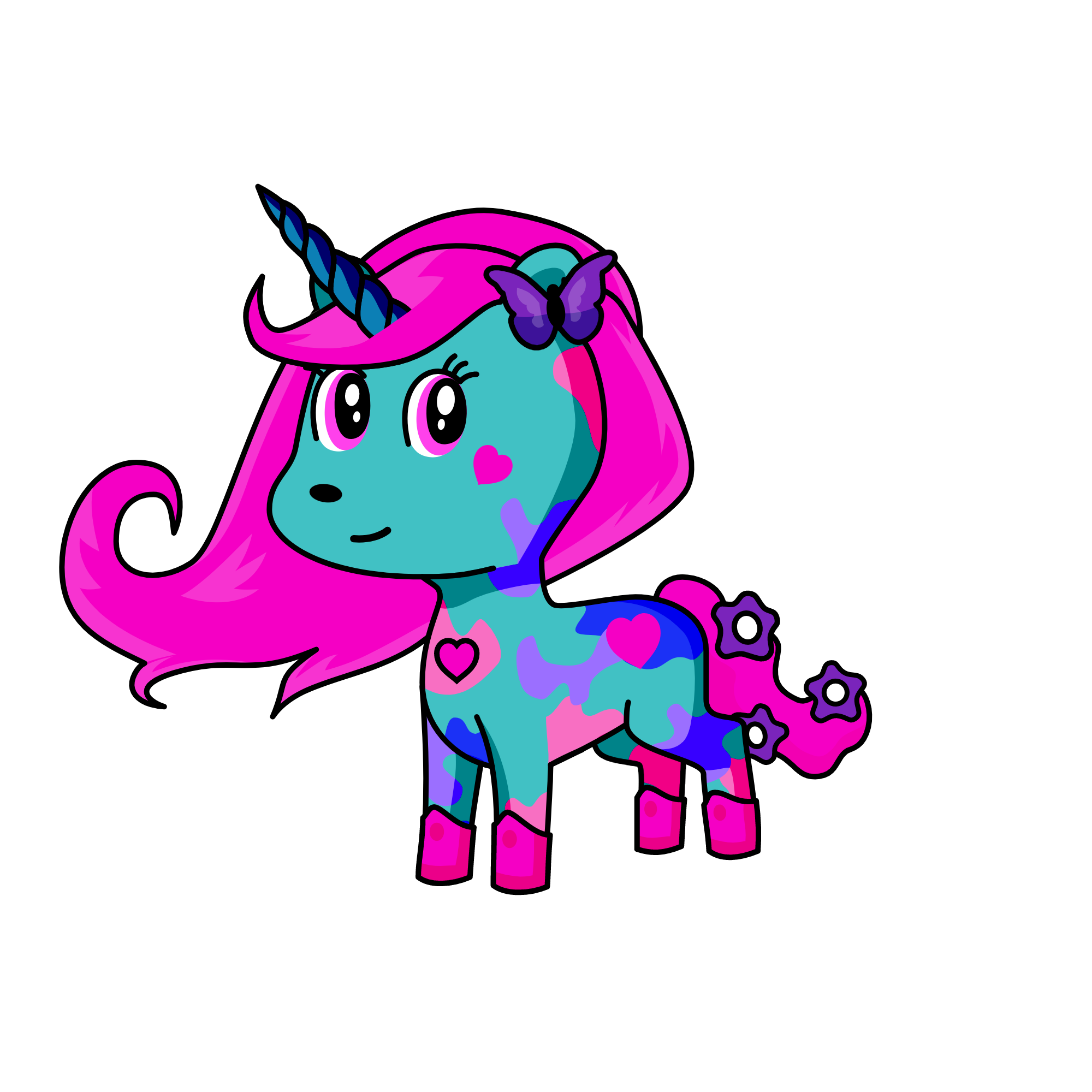 Princess Willow, the unicorn
