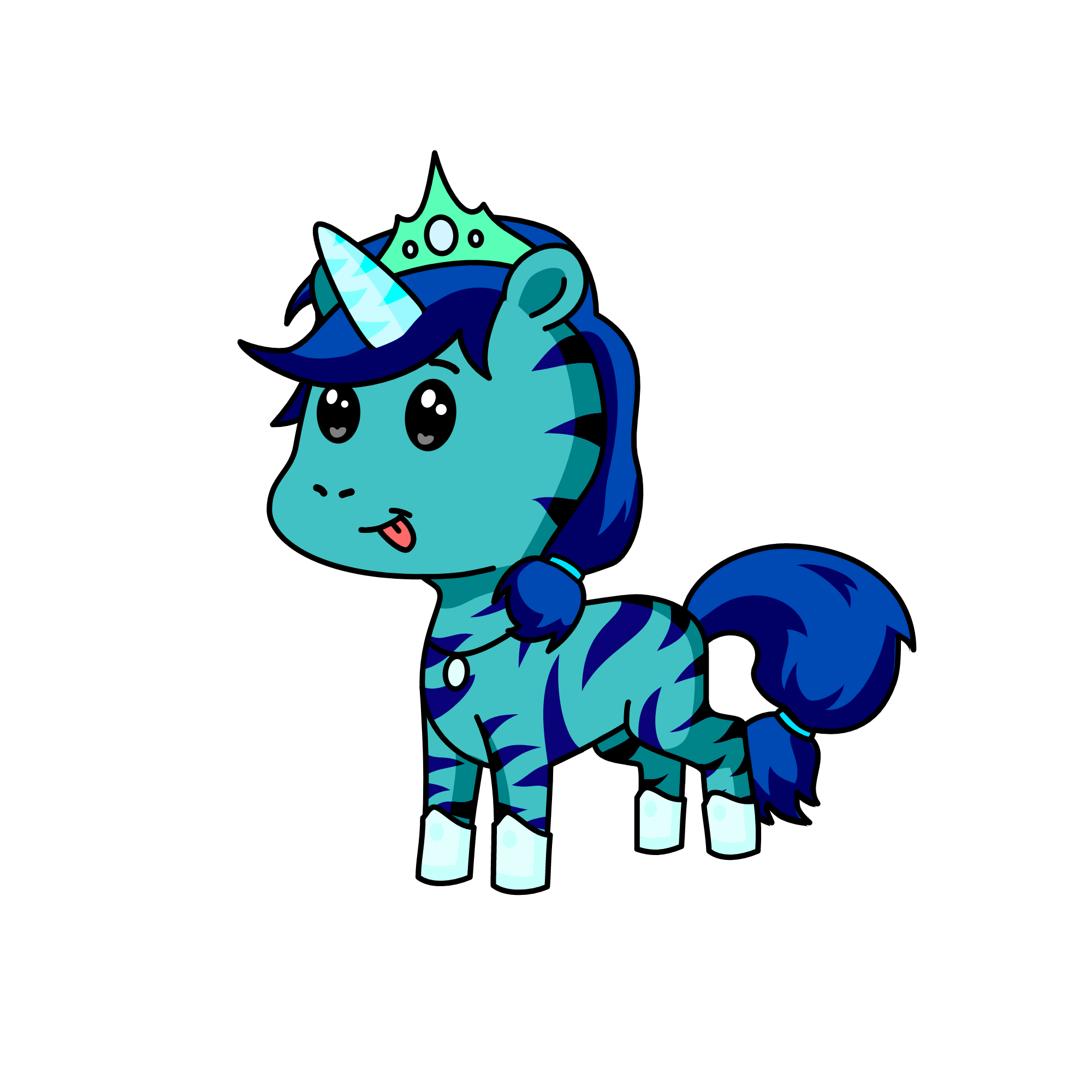 snowy, the unicorn
