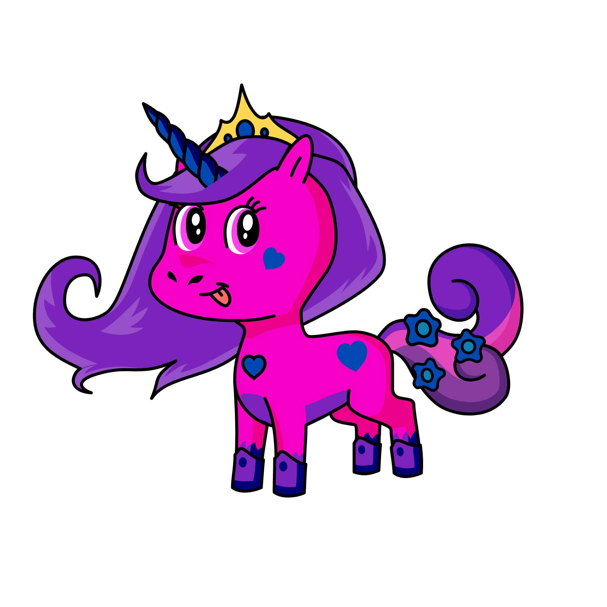 purplecorn, the unicorn