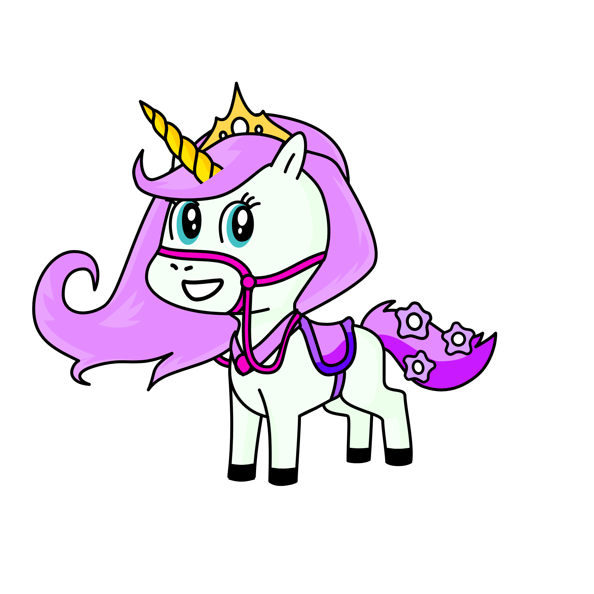 Lavender, the unicorn