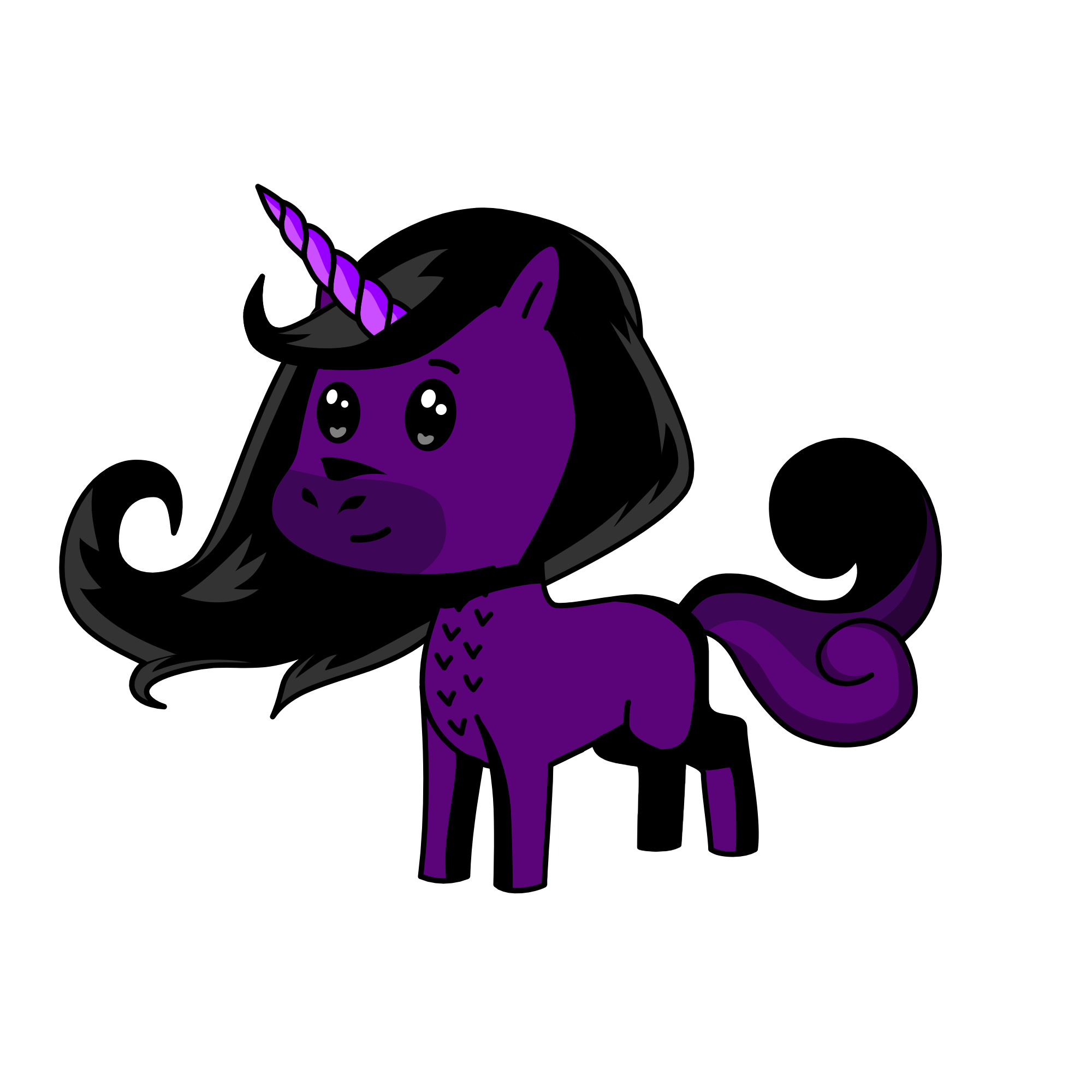 Midnight, the unicorn