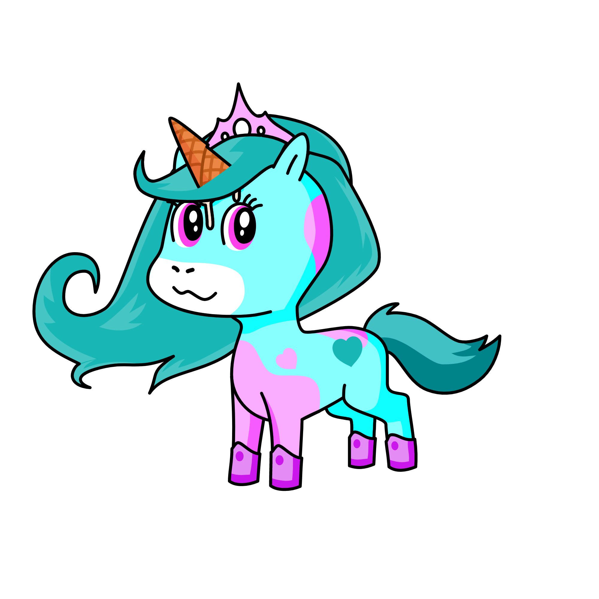 ice cream, the unicorn