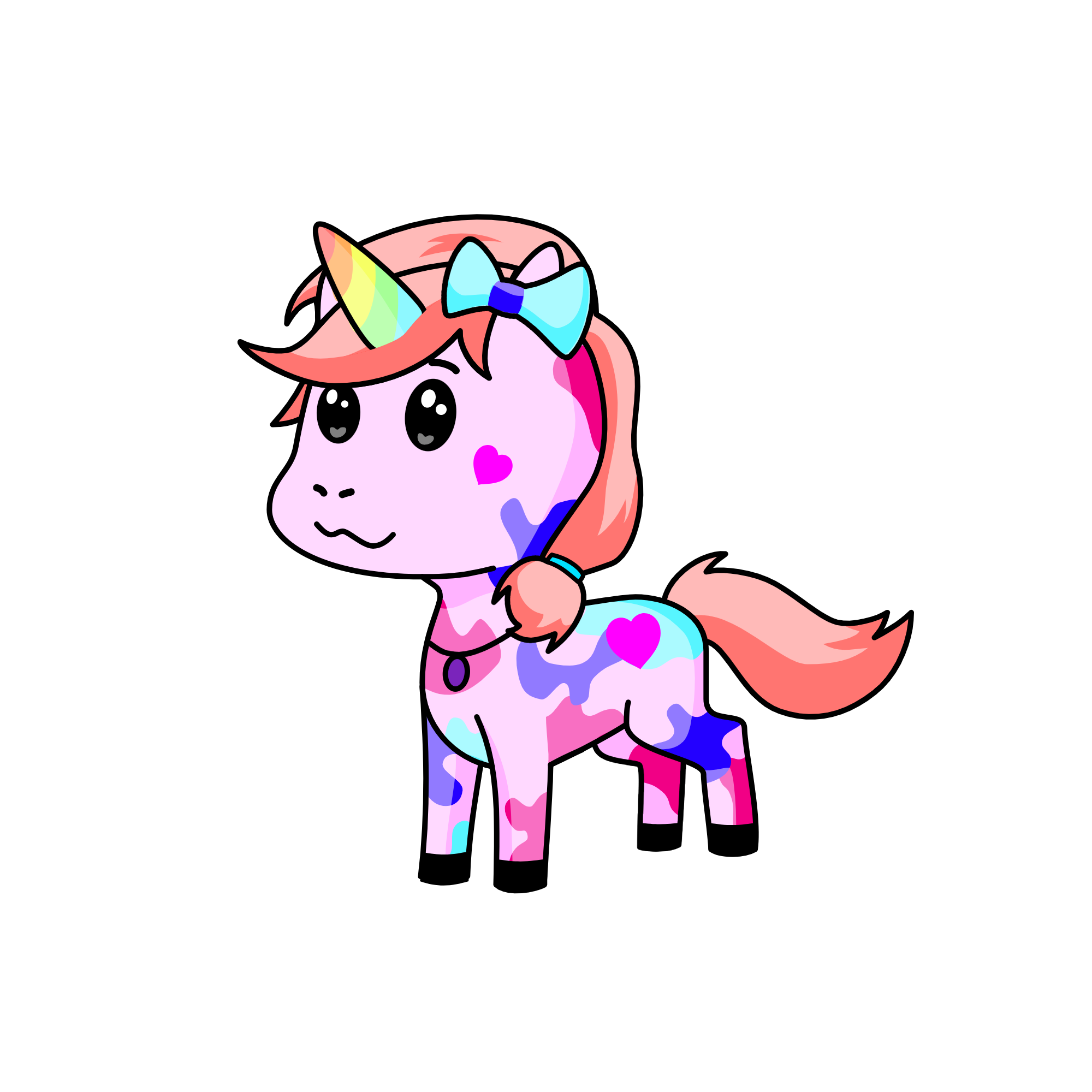 Rain Bow, the unicorn