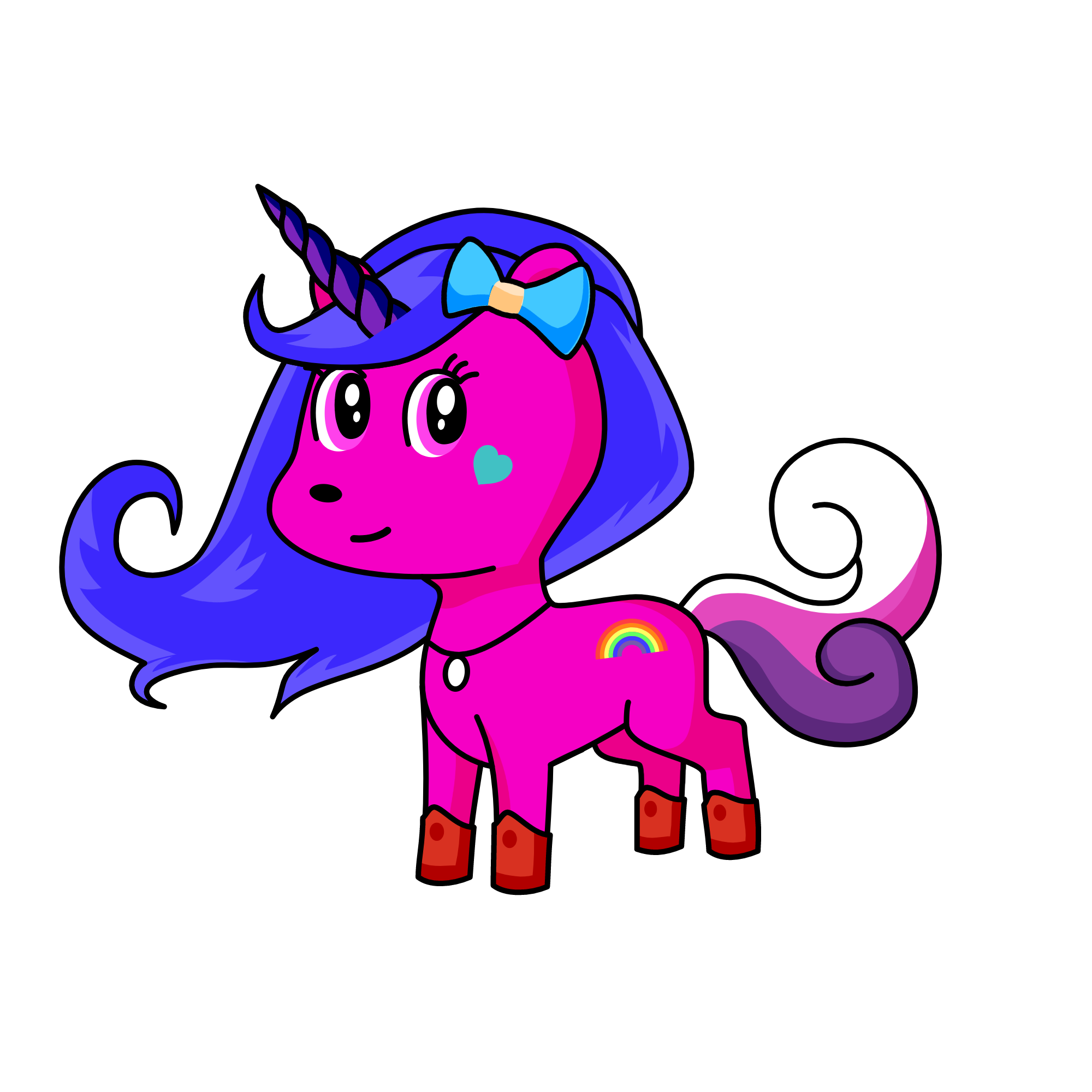 pinkacorn, the unicorn