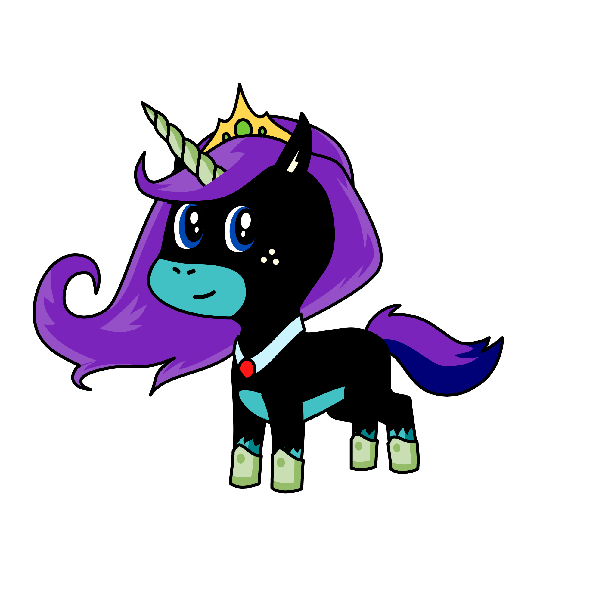 Moonlight Shadow, the unicorn