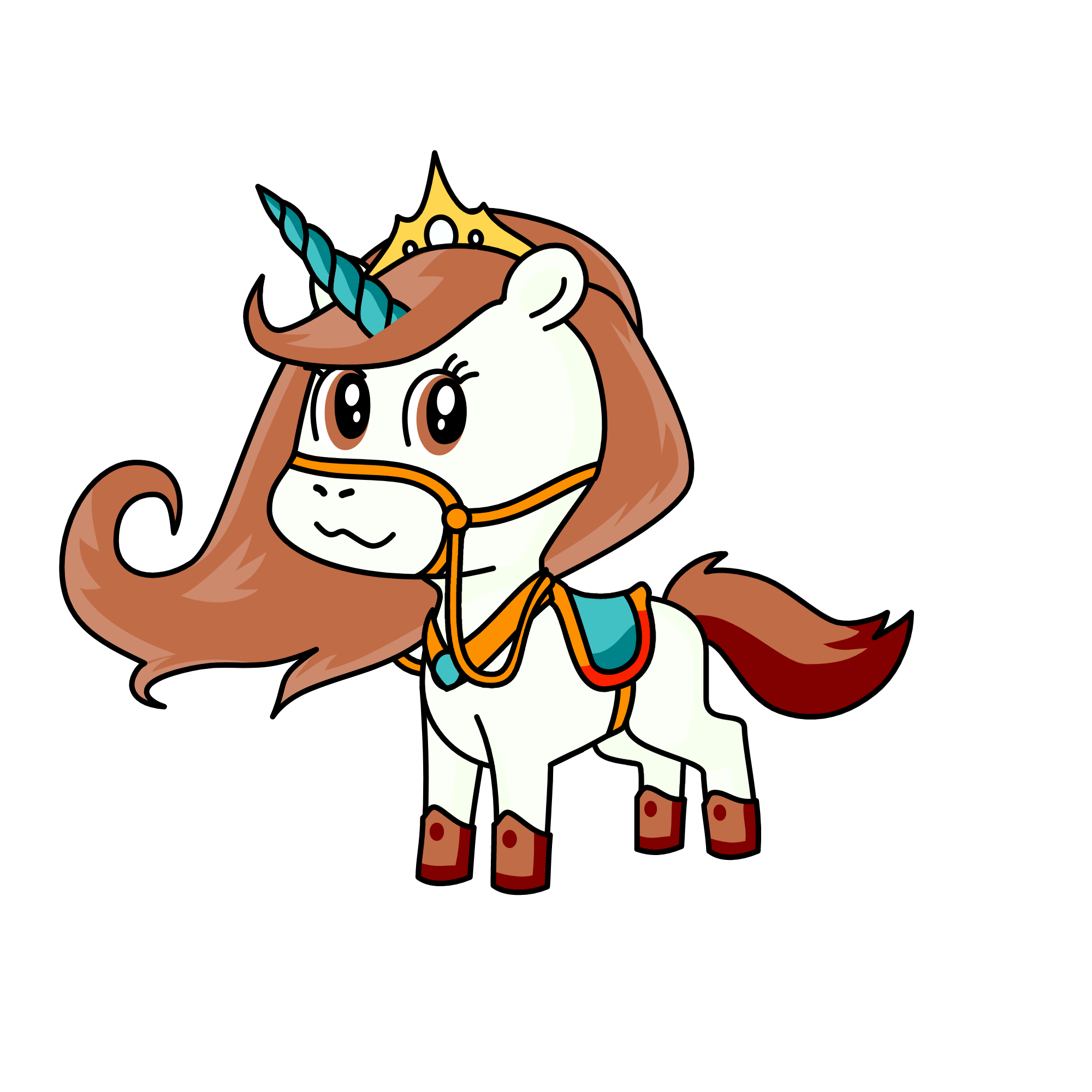 Princess Brownie, the unicorn